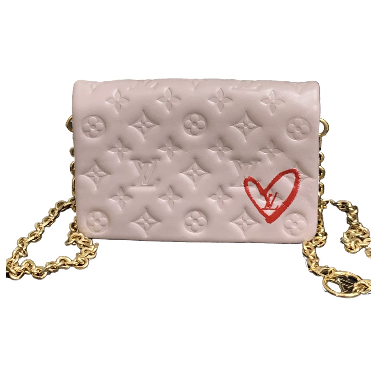 Coussin leather handbag