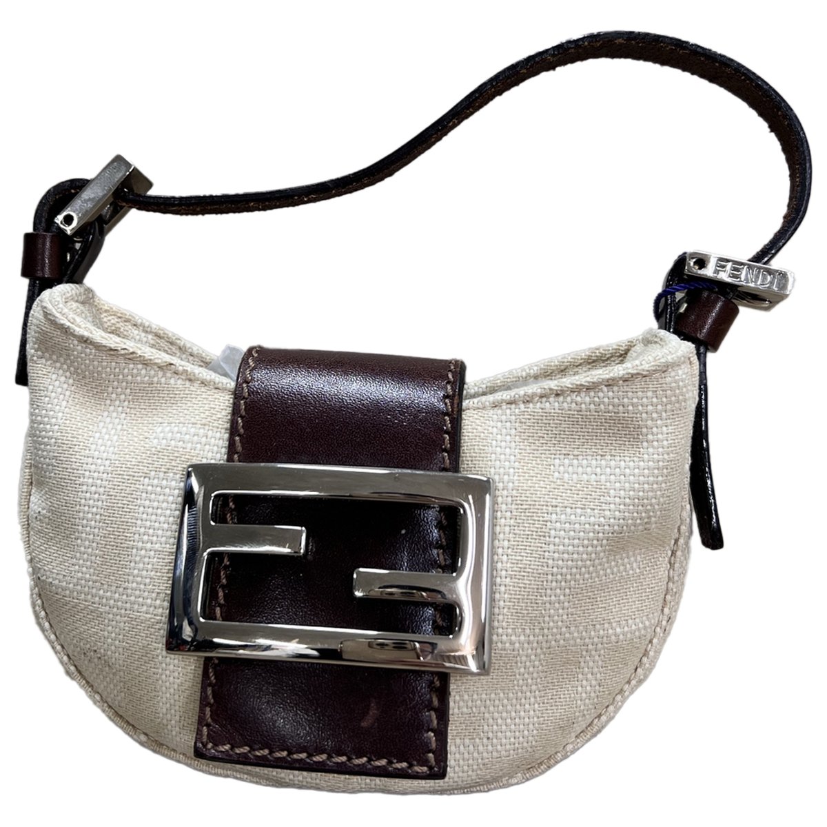 Croissant Vintage cloth handbag
