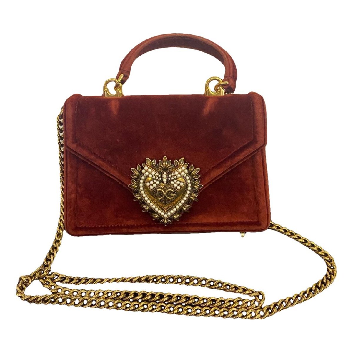 Devotion velvet handbag