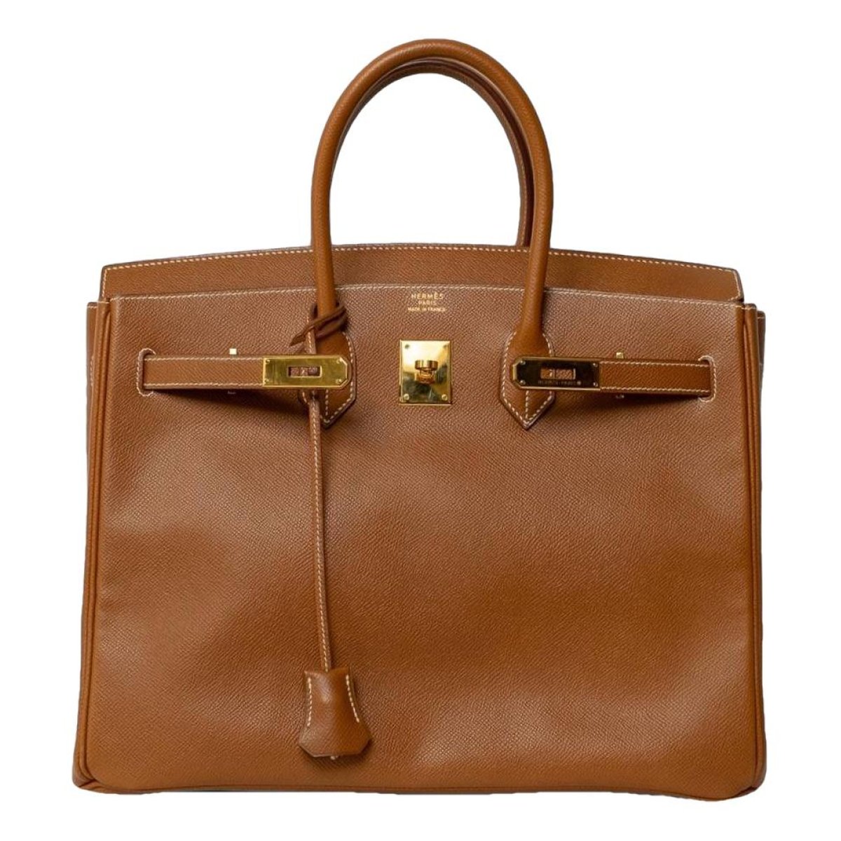 Birkin 35 leather handbag