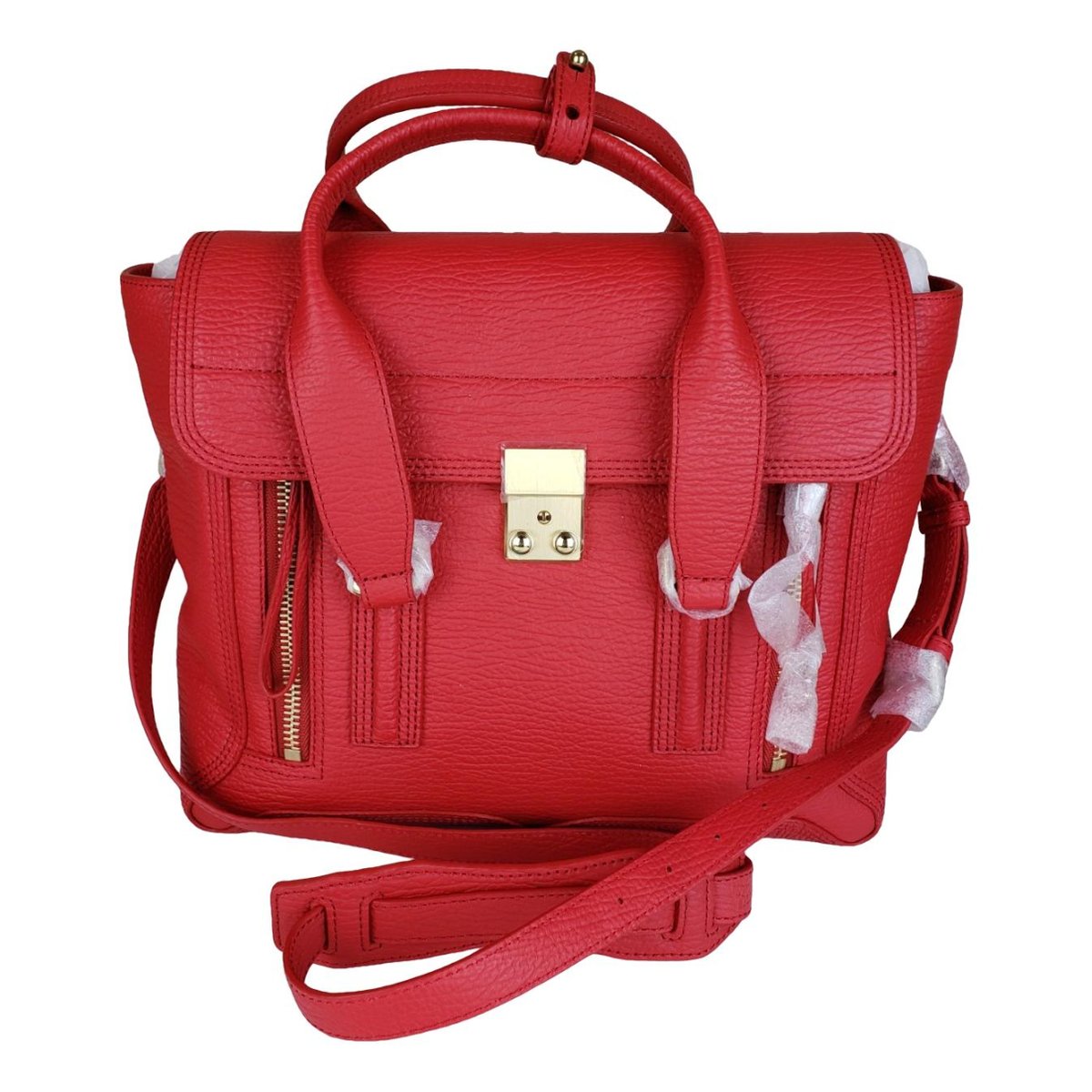 Pashli leather satchel