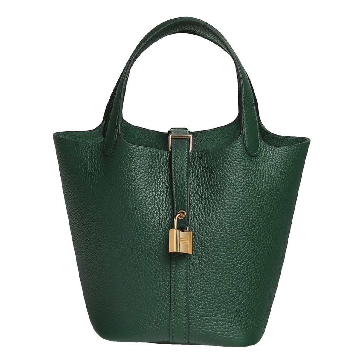 Picotin leather tote