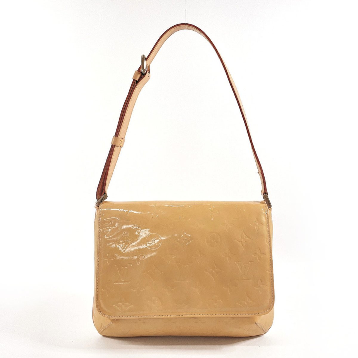 Thompson patent leather handbag
