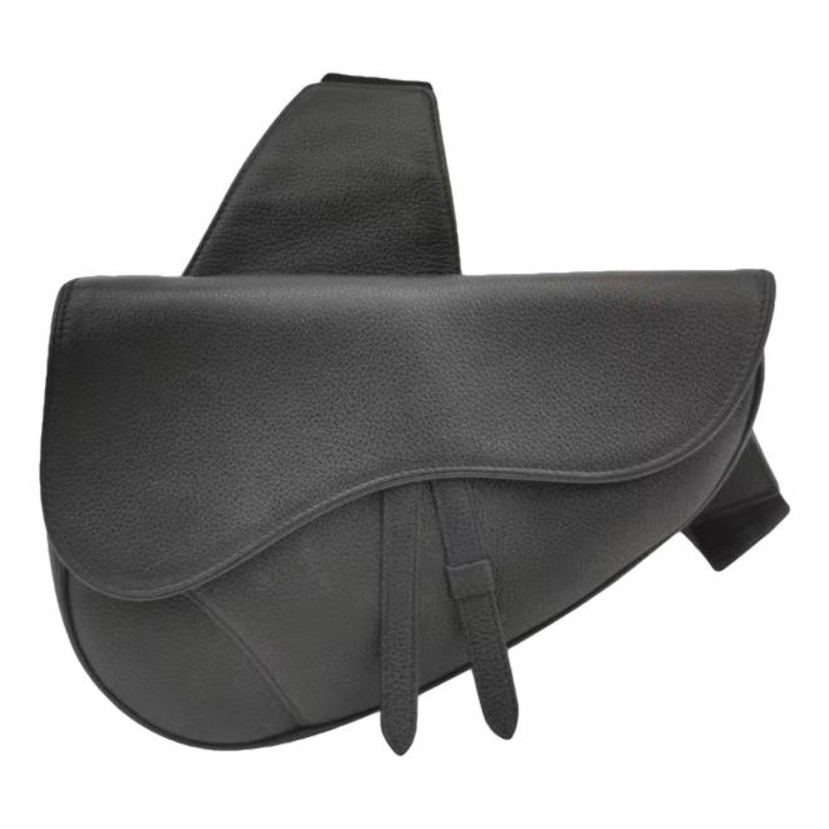 Double Saddle leather handbag
