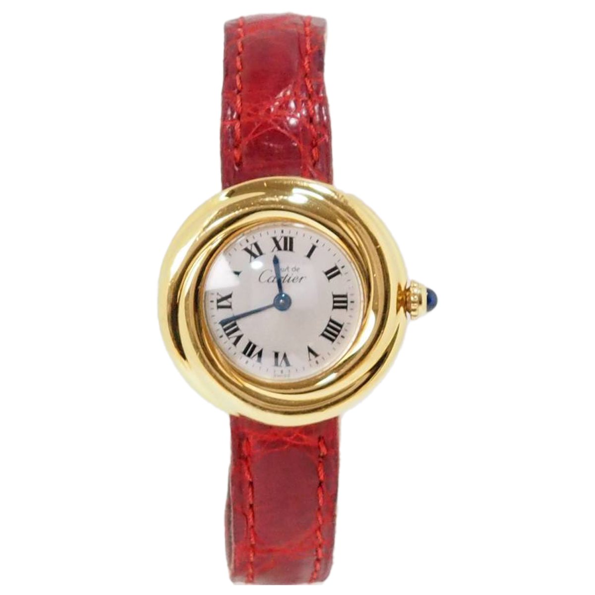 Must Trinity silver gilt watch
