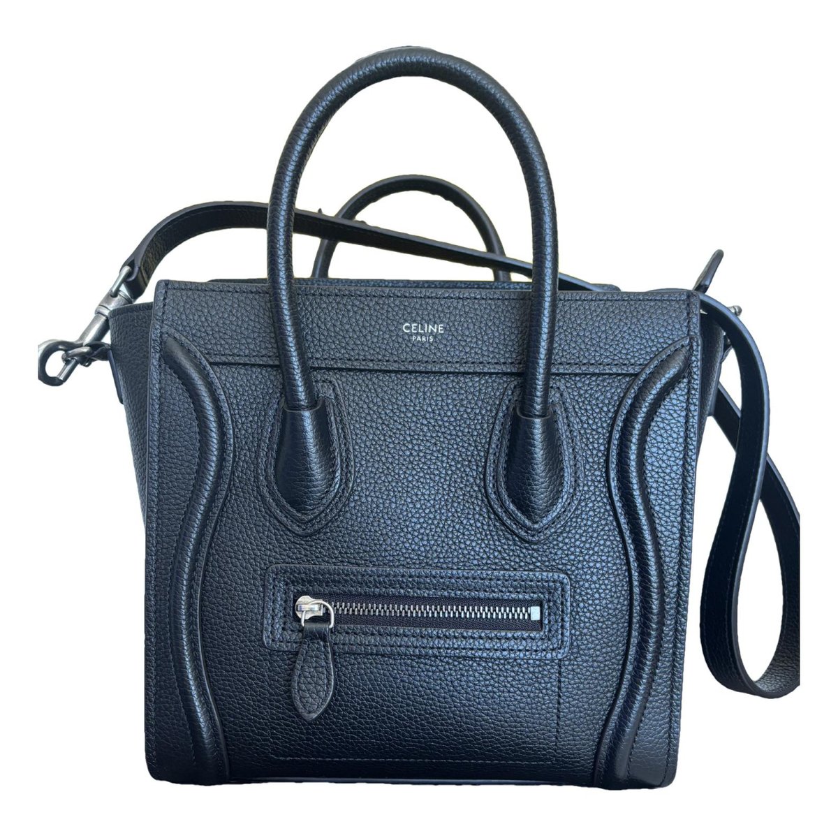 Nano Luggage leather handbag