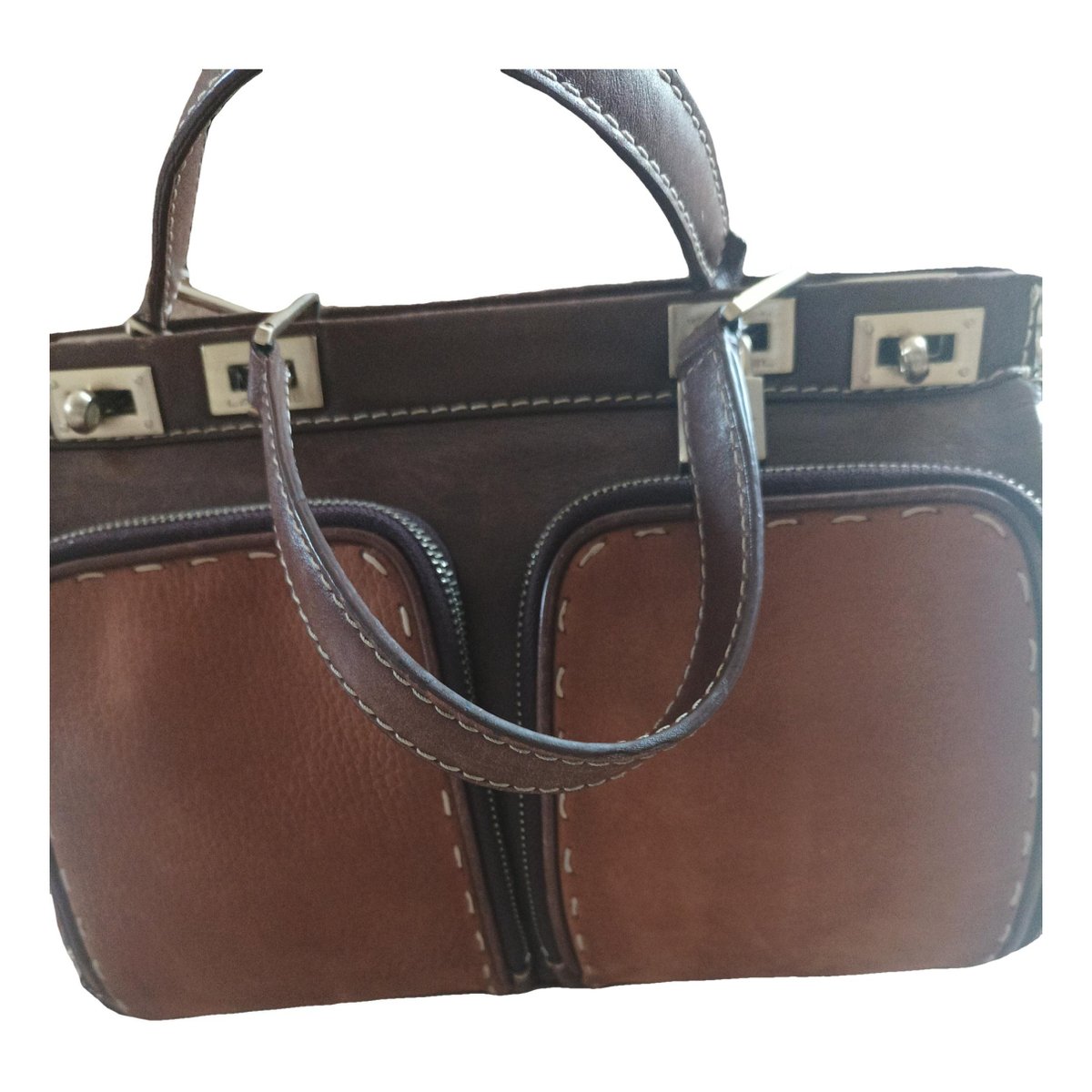 Balancel leather handbag