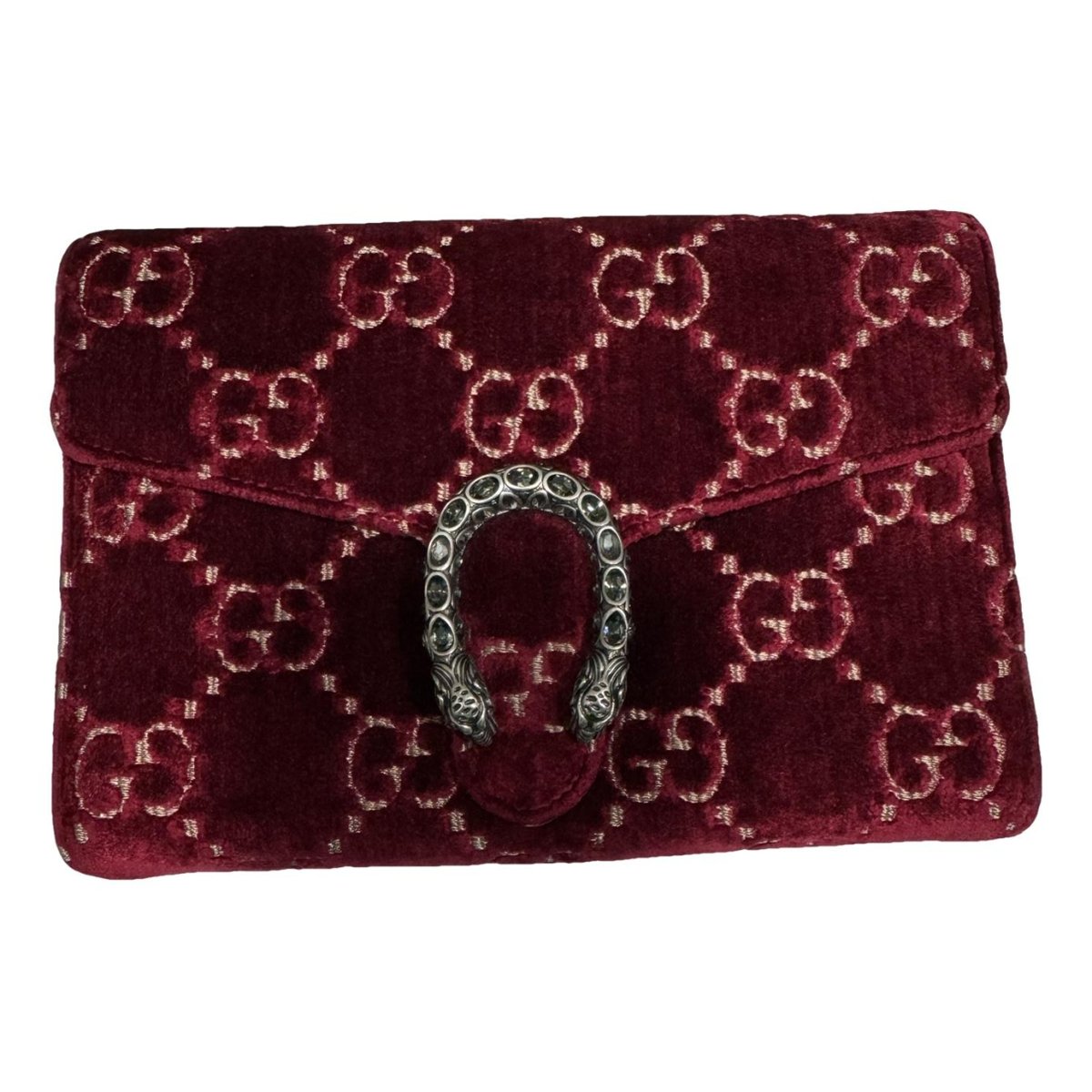 Dionysus Chain Wallet velvet crossbody bag