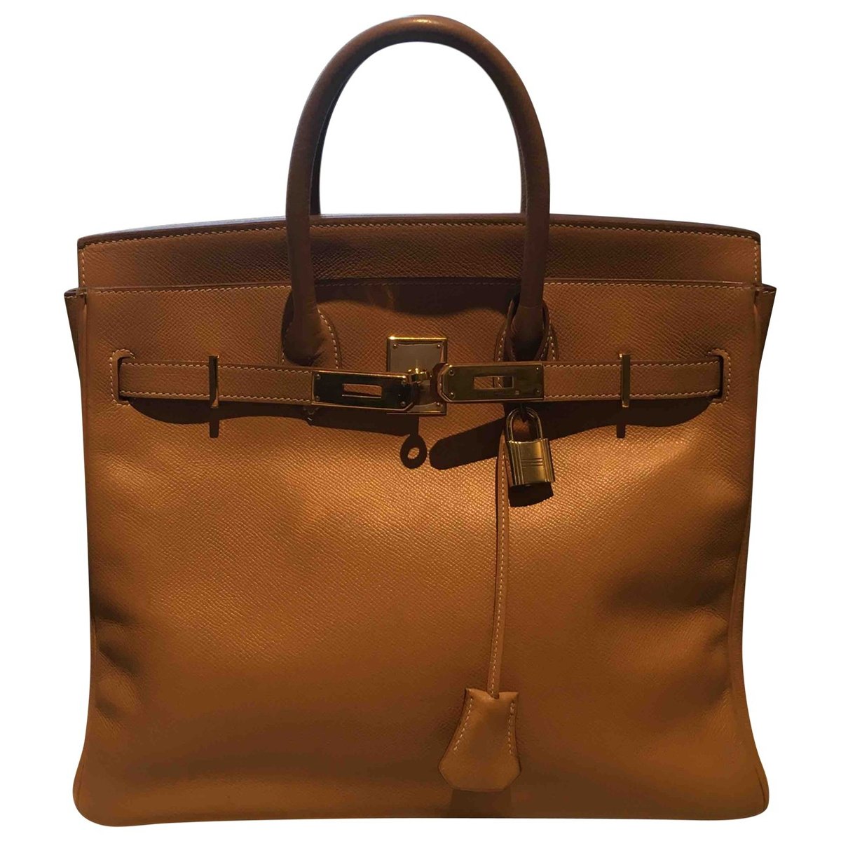 Haut à Courroies leather handbag