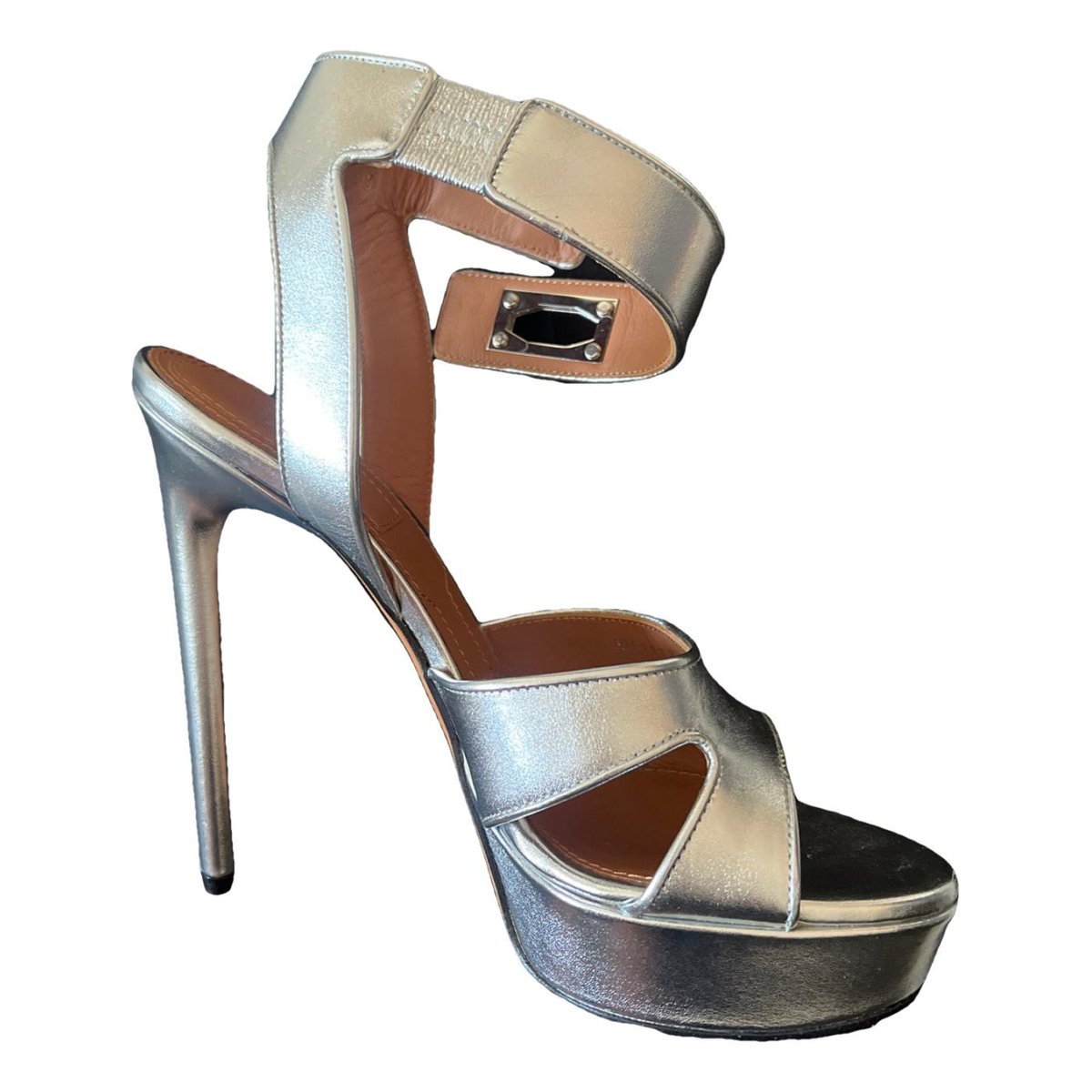 Shark leather sandals