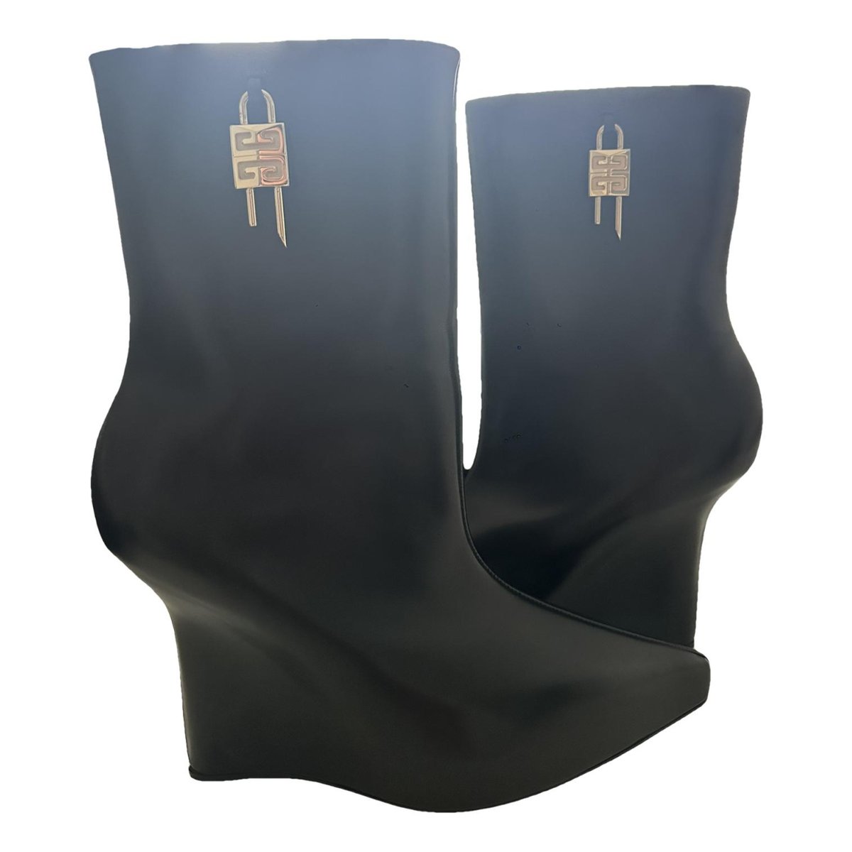 Shark leather boots