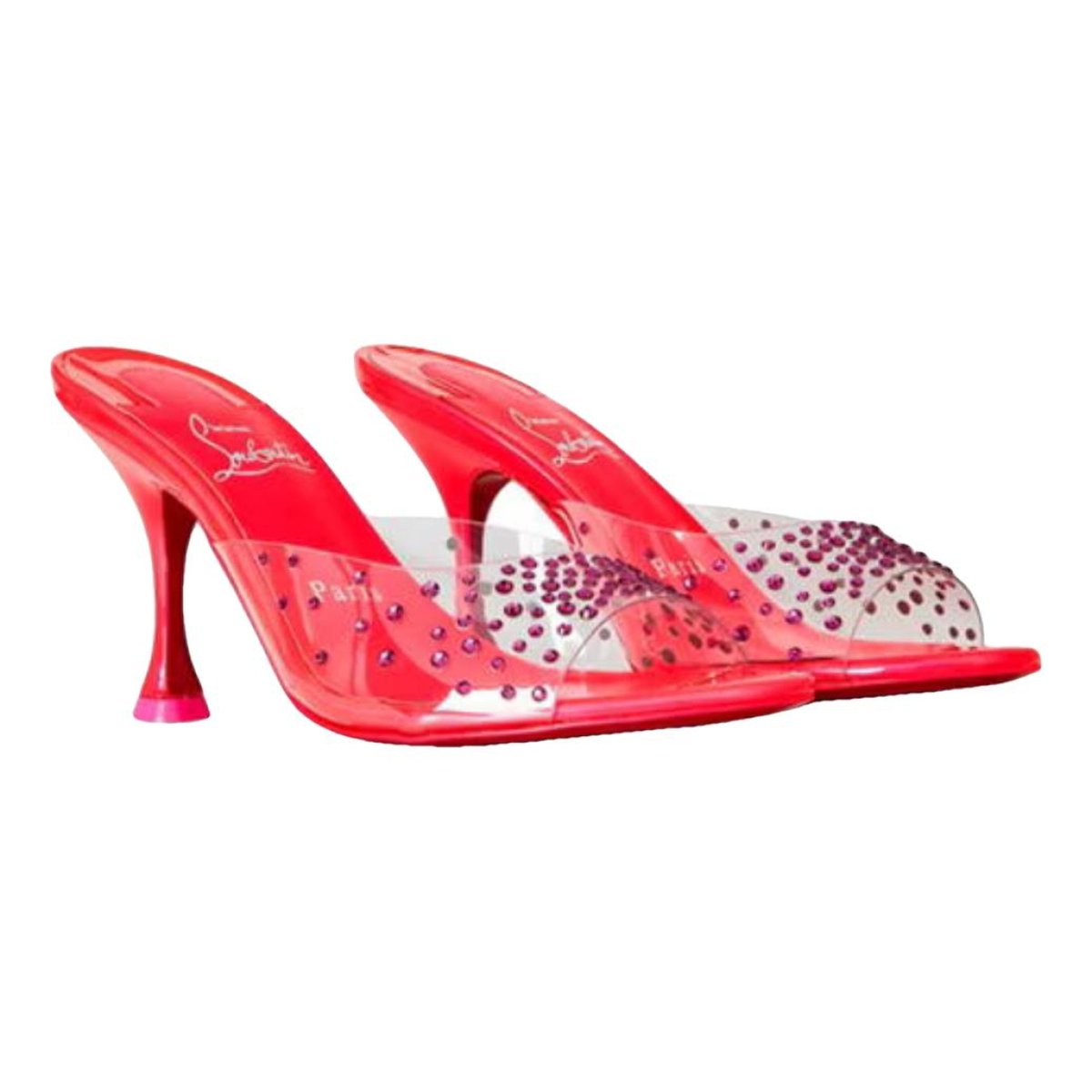 Degrastrass leather heels