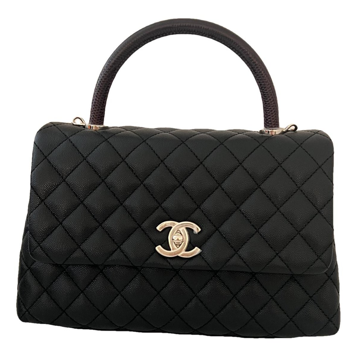 Coco Handle leather handbag