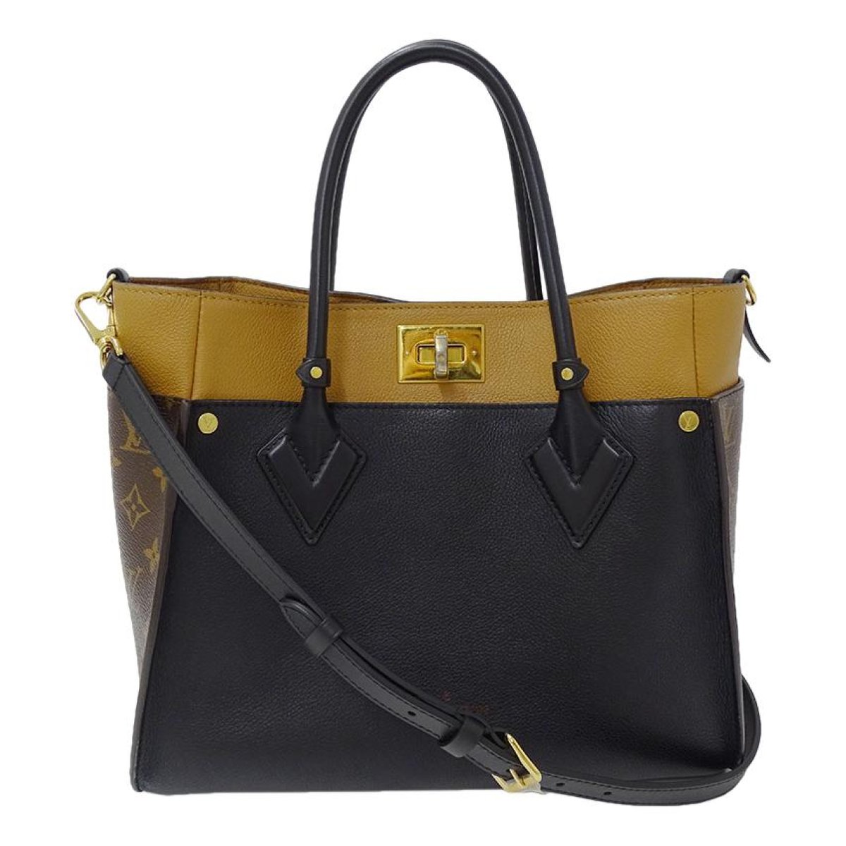 On My Side leather handbag