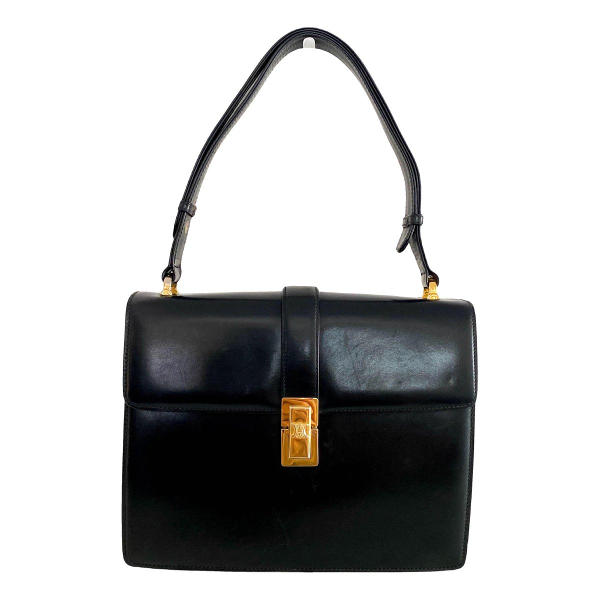 Triomphe Maillon Chain leather handbag