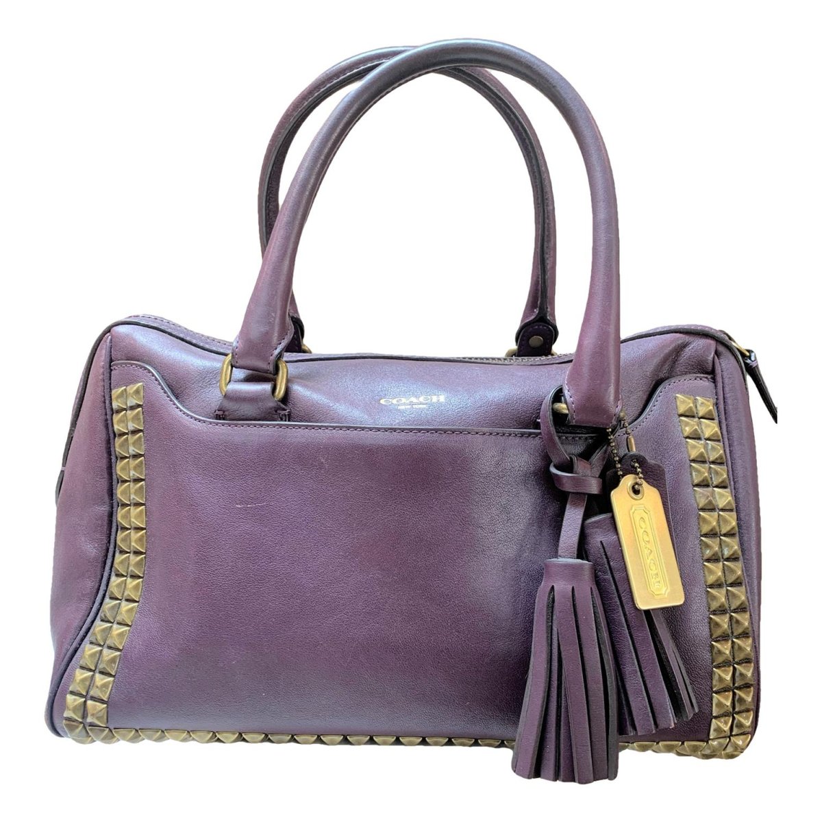 Gramercy Satchel leather bowling bag