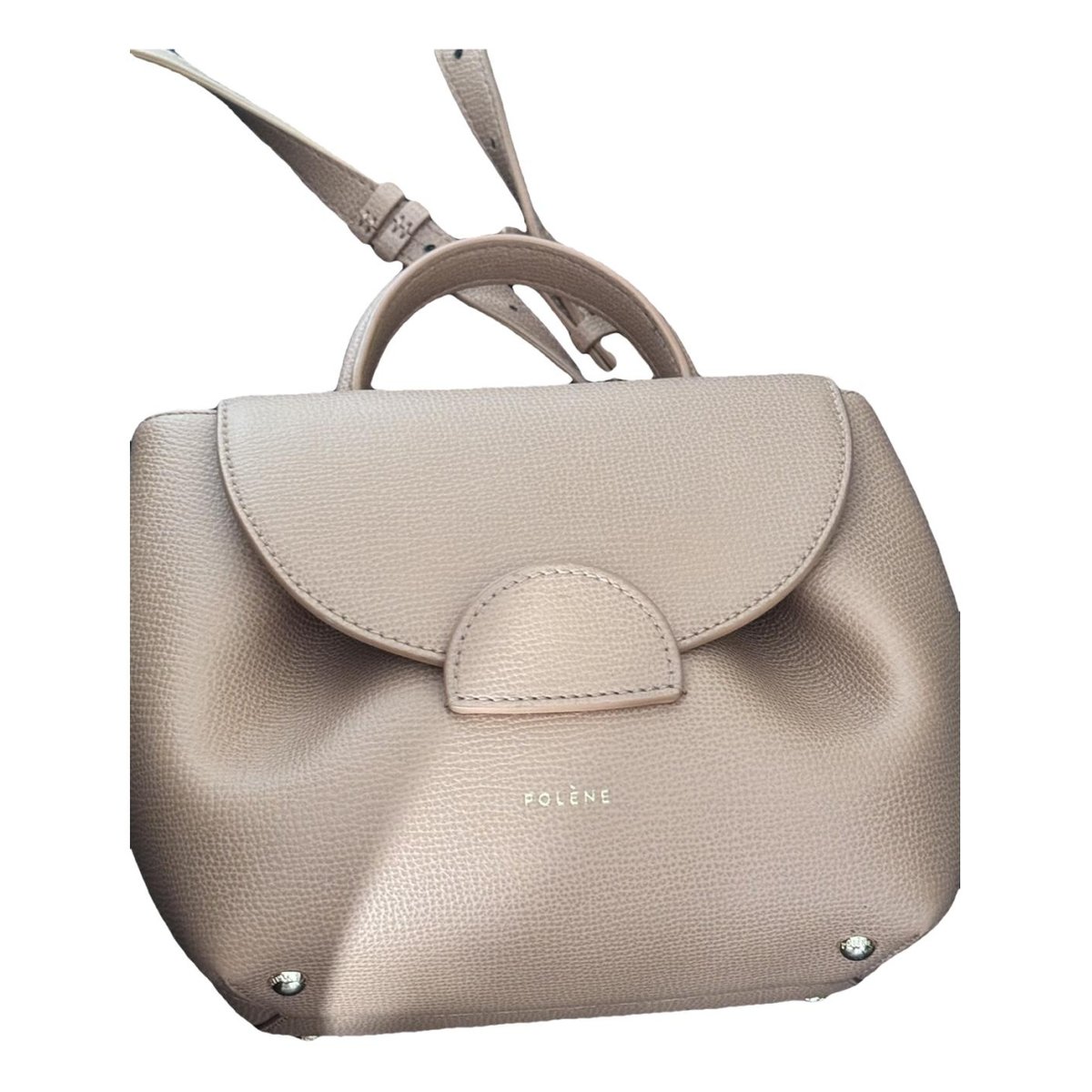 Numéro un nano leather crossbody bag