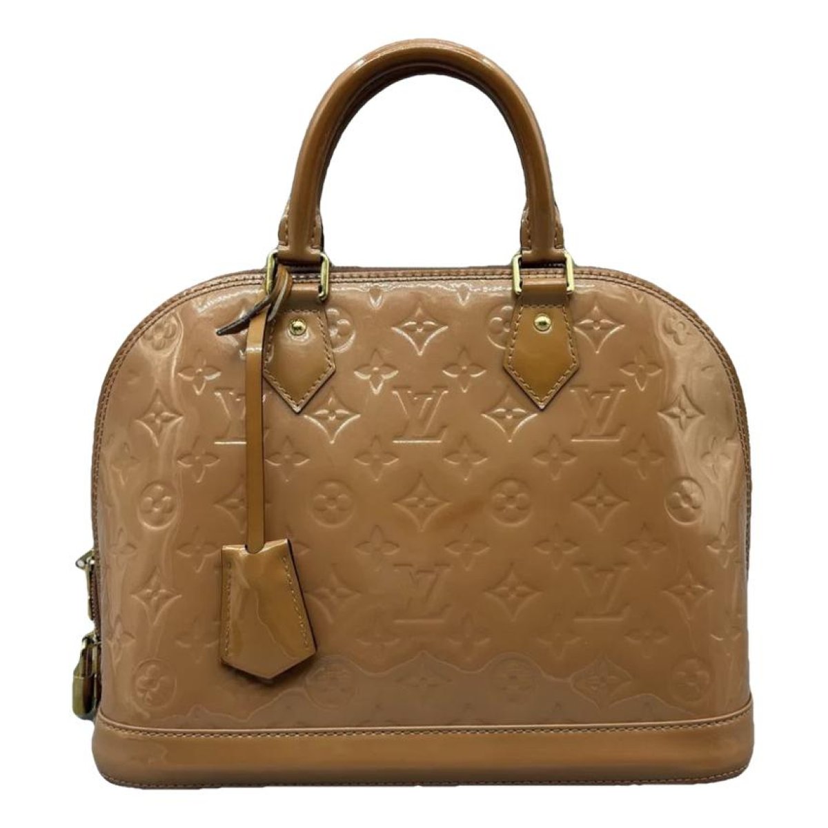Alma patent leather handbag