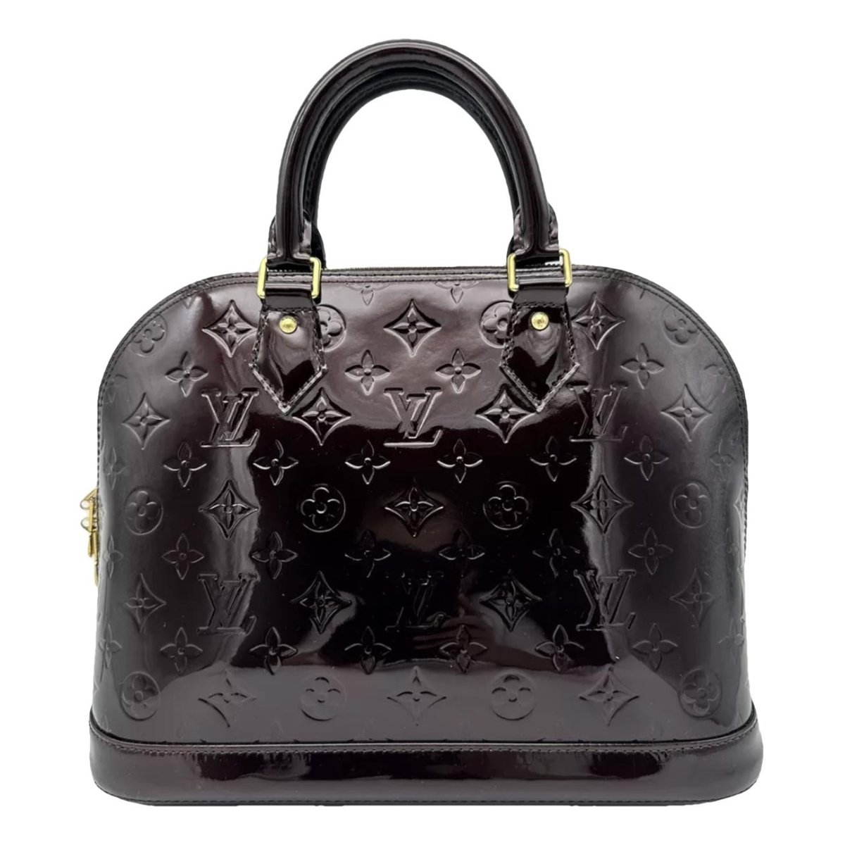 Alma BB patent leather handbag
