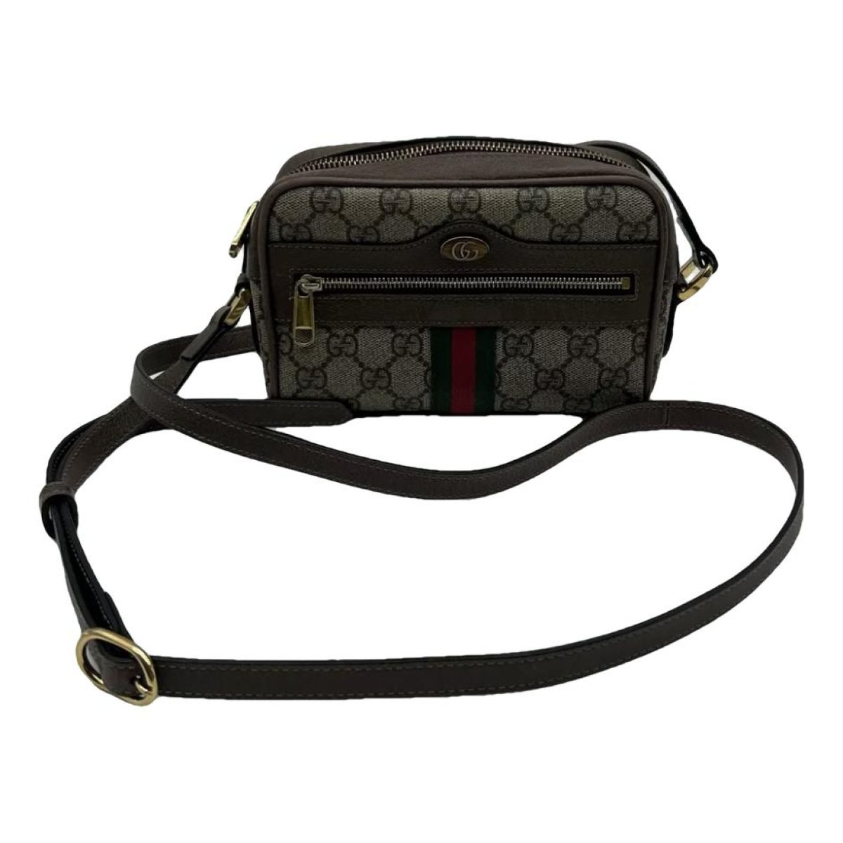 Ophidia leather crossbody bag
