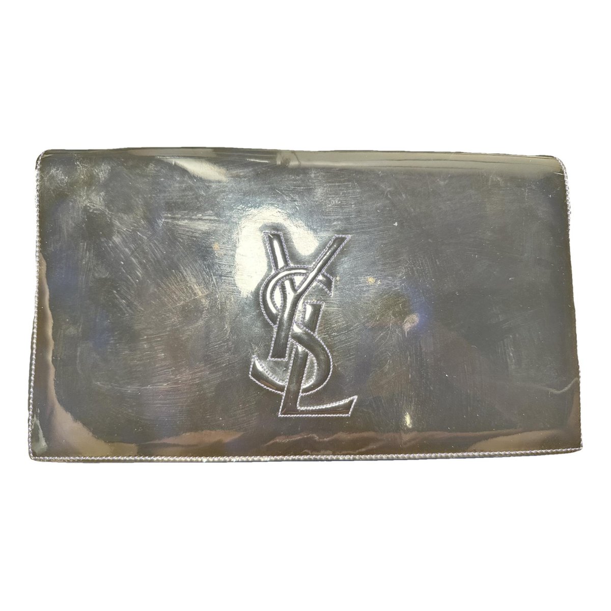 Belle de Jour patent leather clutch bag