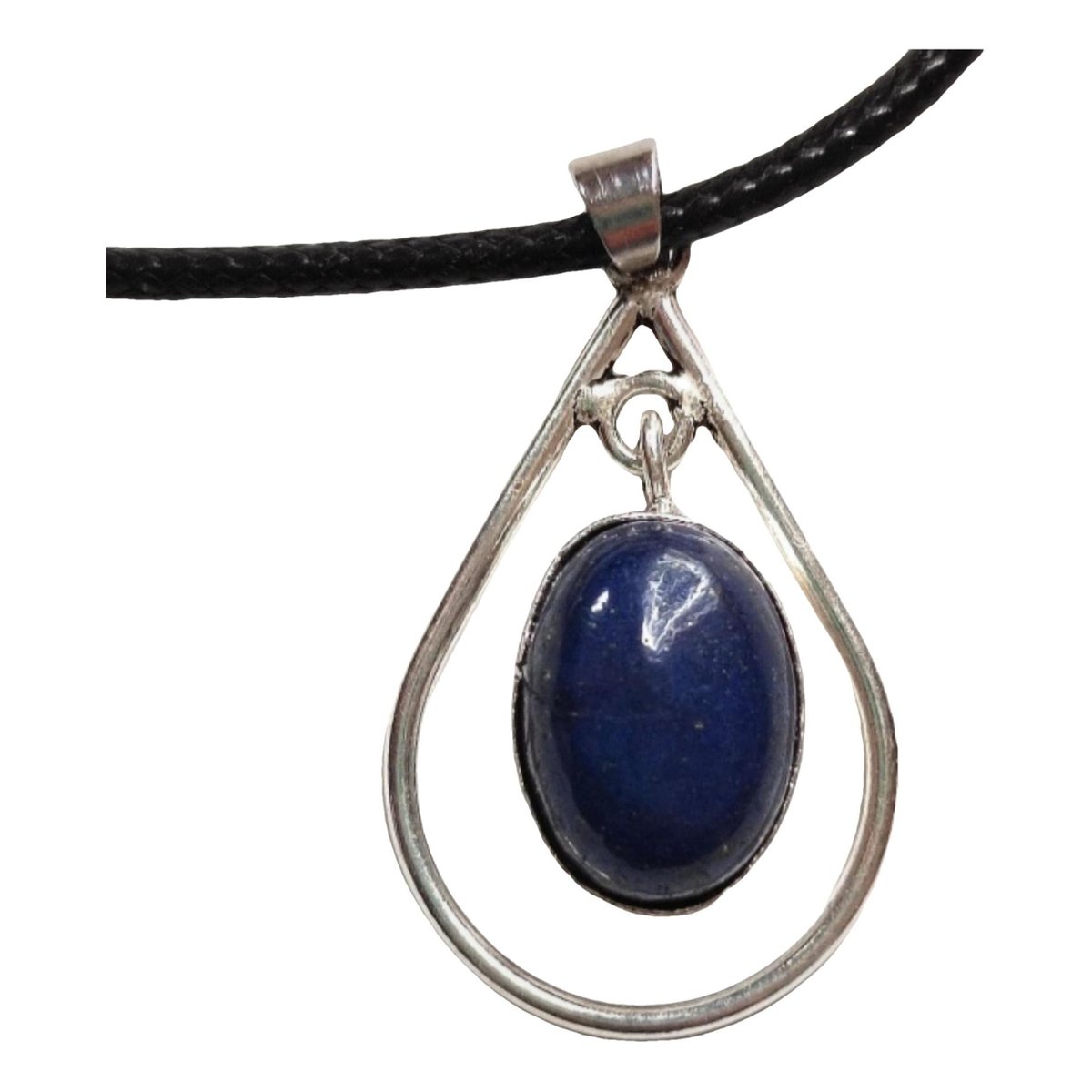 Lapis lazuli silver pendant