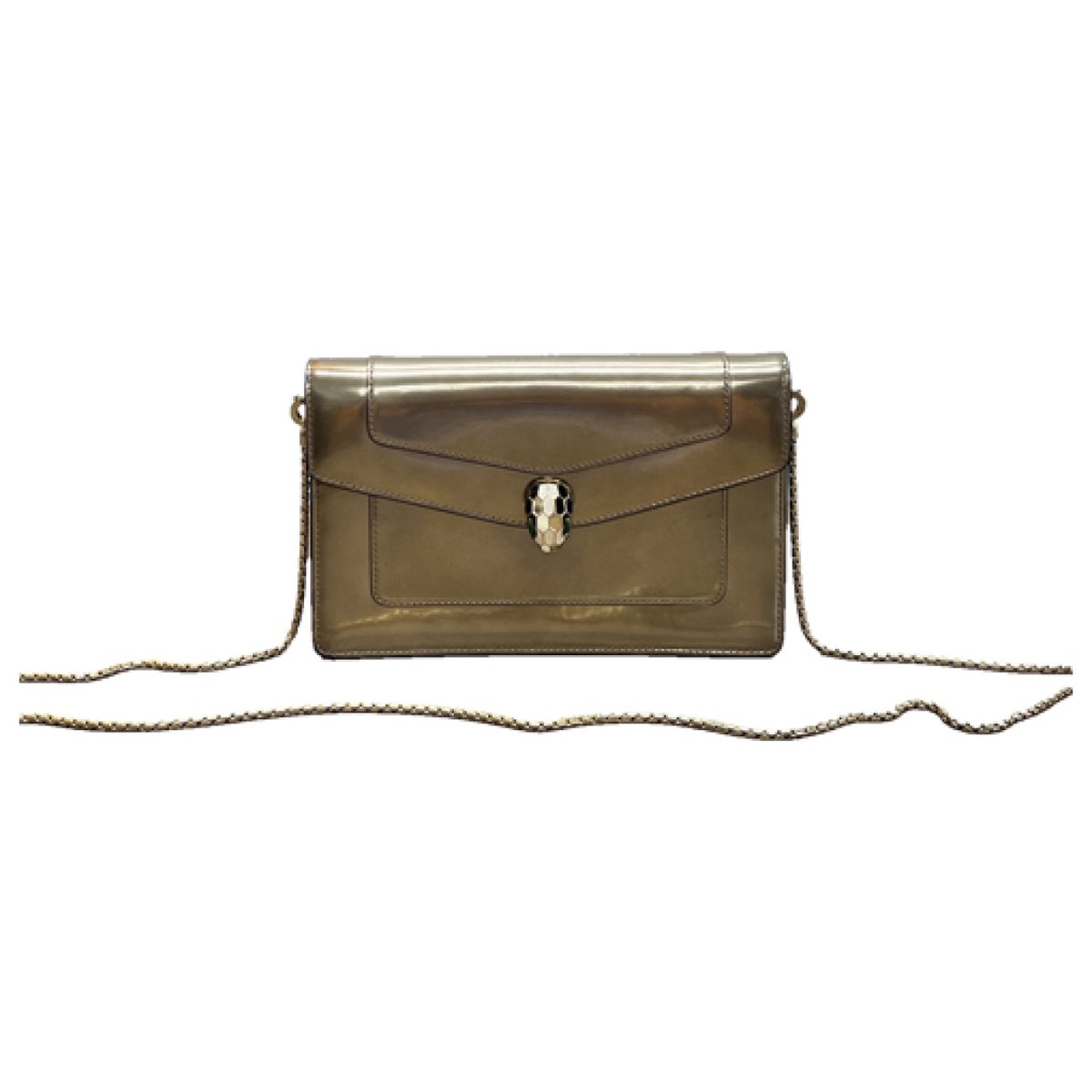 Serpenti patent leather crossbody bag