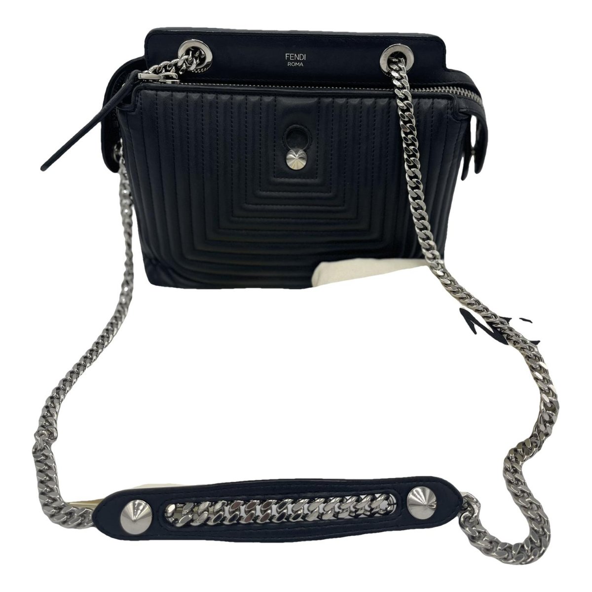Dot Com leather crossbody bag