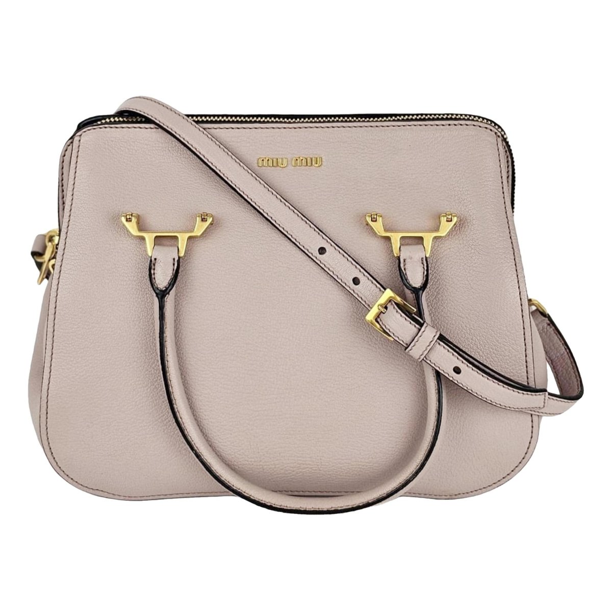 Madras leather handbag