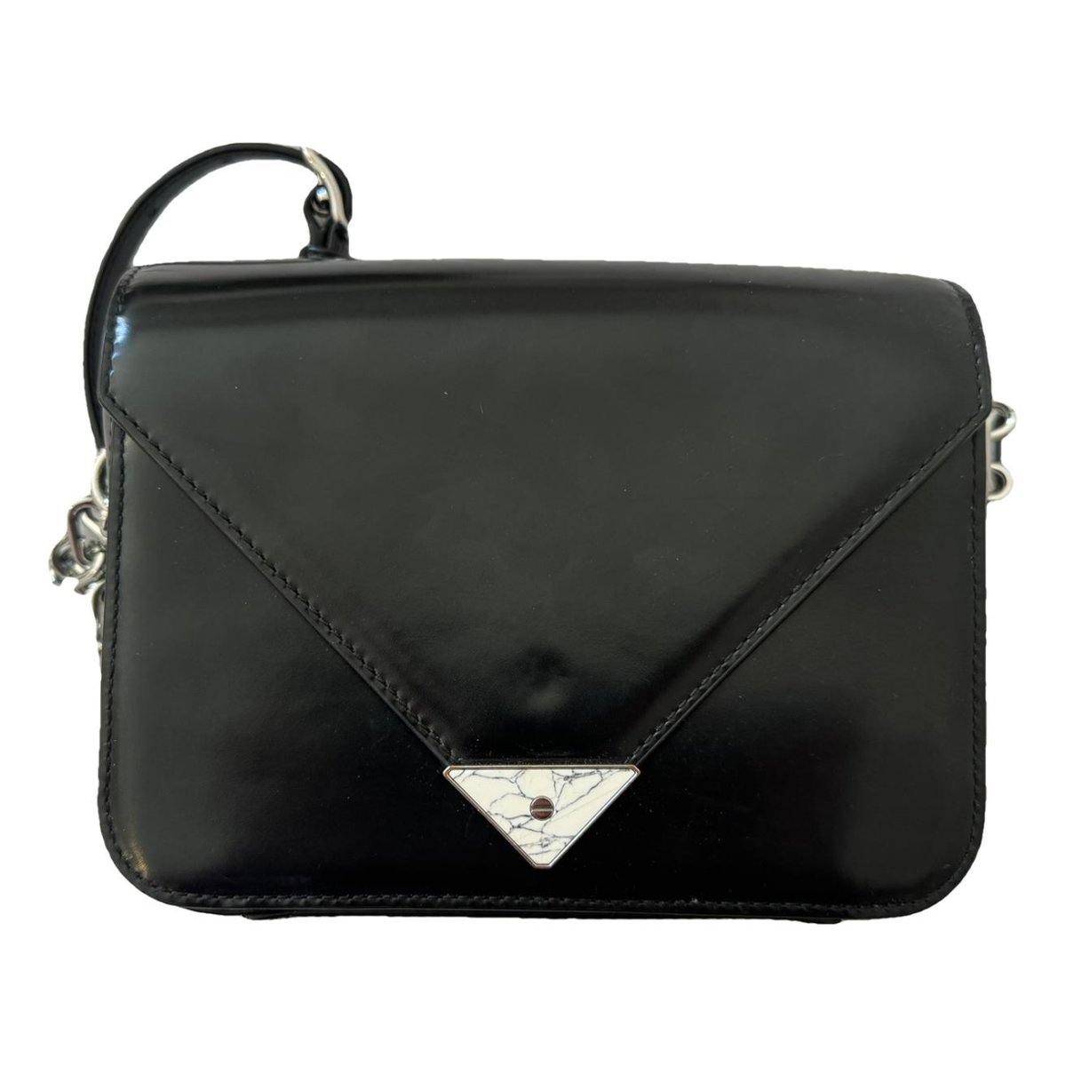 Prisma patent leather handbag