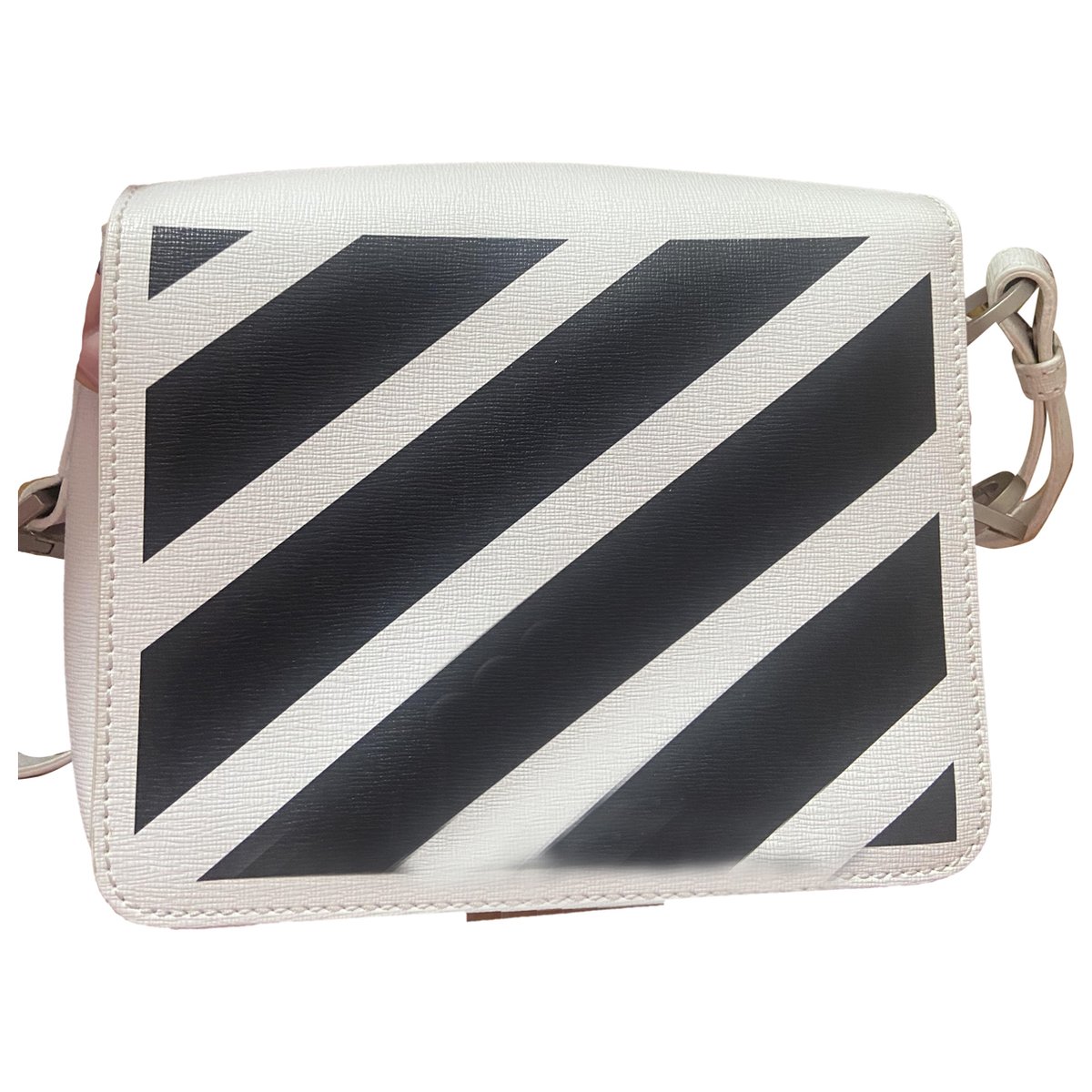 Binder leather crossbody bag
