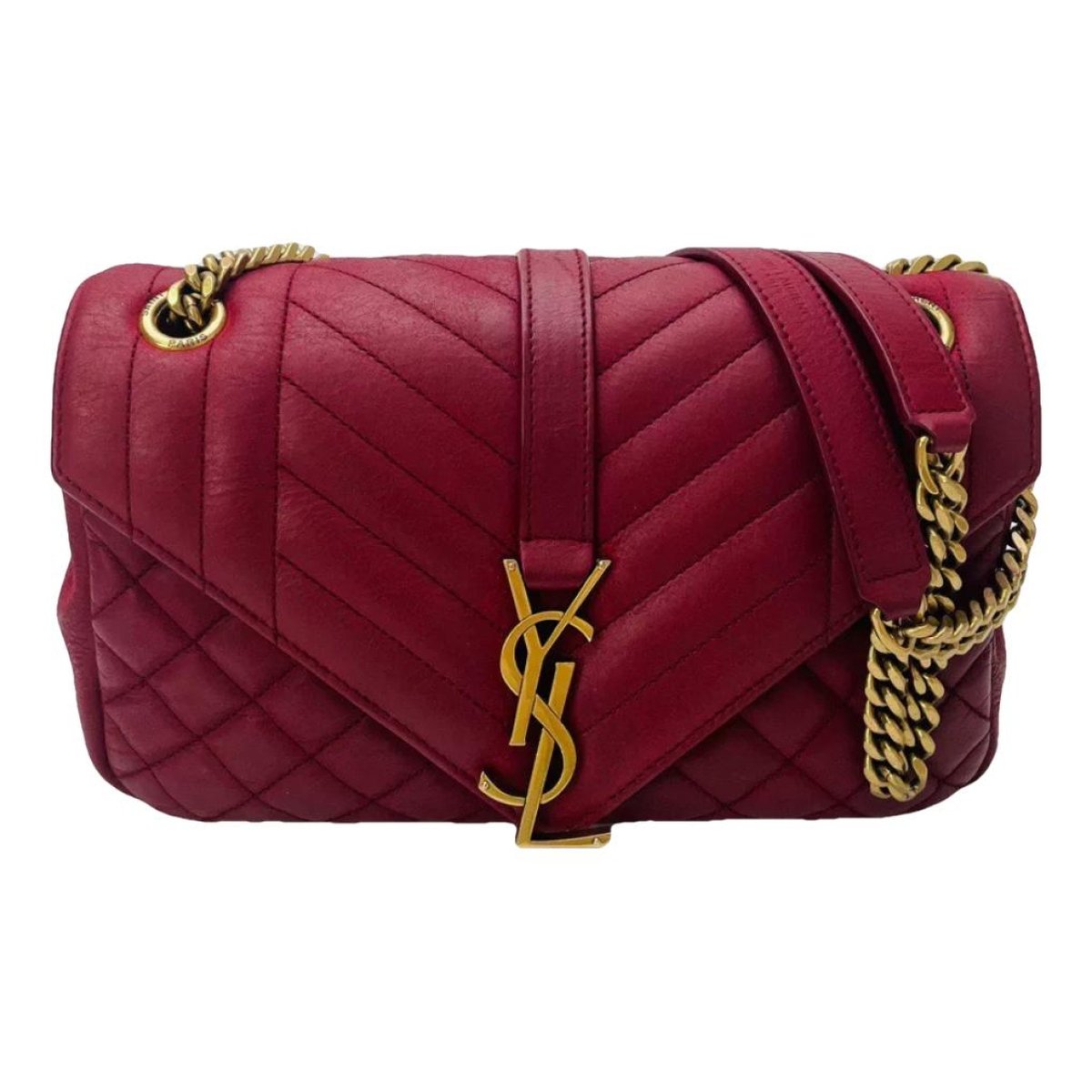 Envelope leather crossbody bag