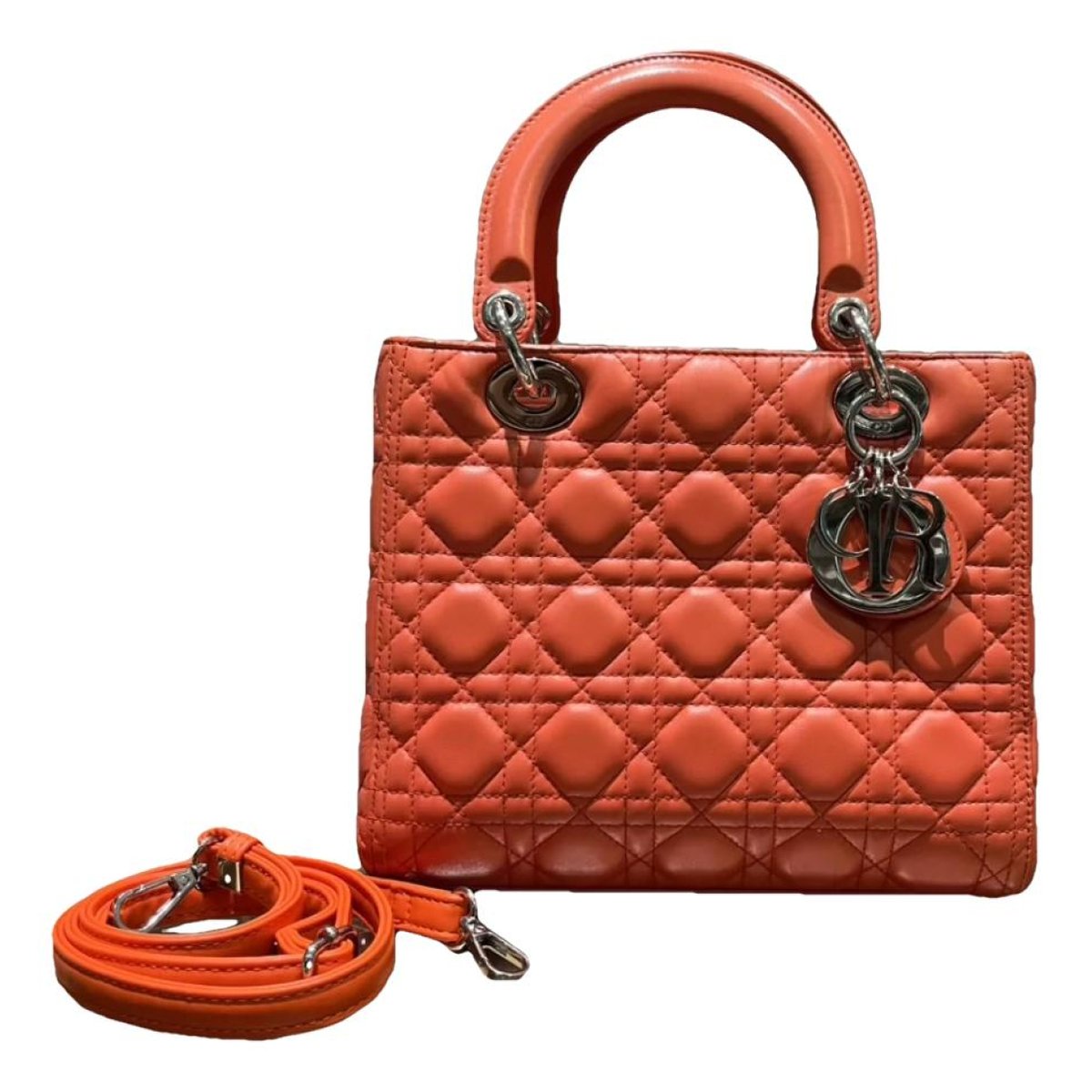 Lady Dior leather handbag
