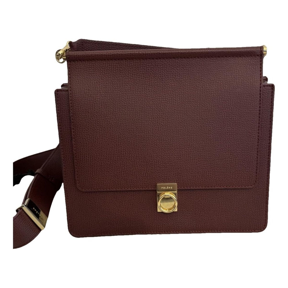 Numéro Sept leather crossbody bag