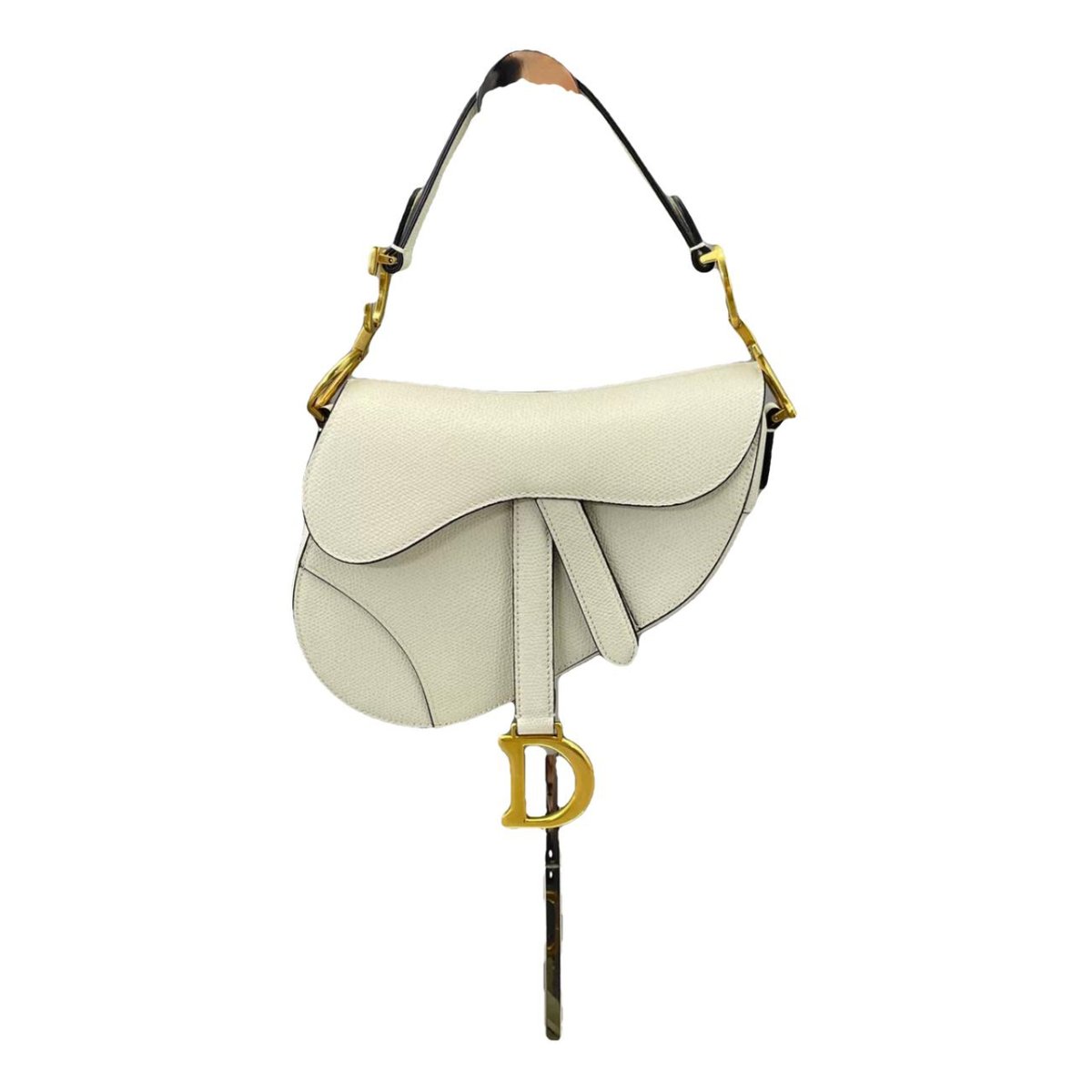 Saddle leather handbag