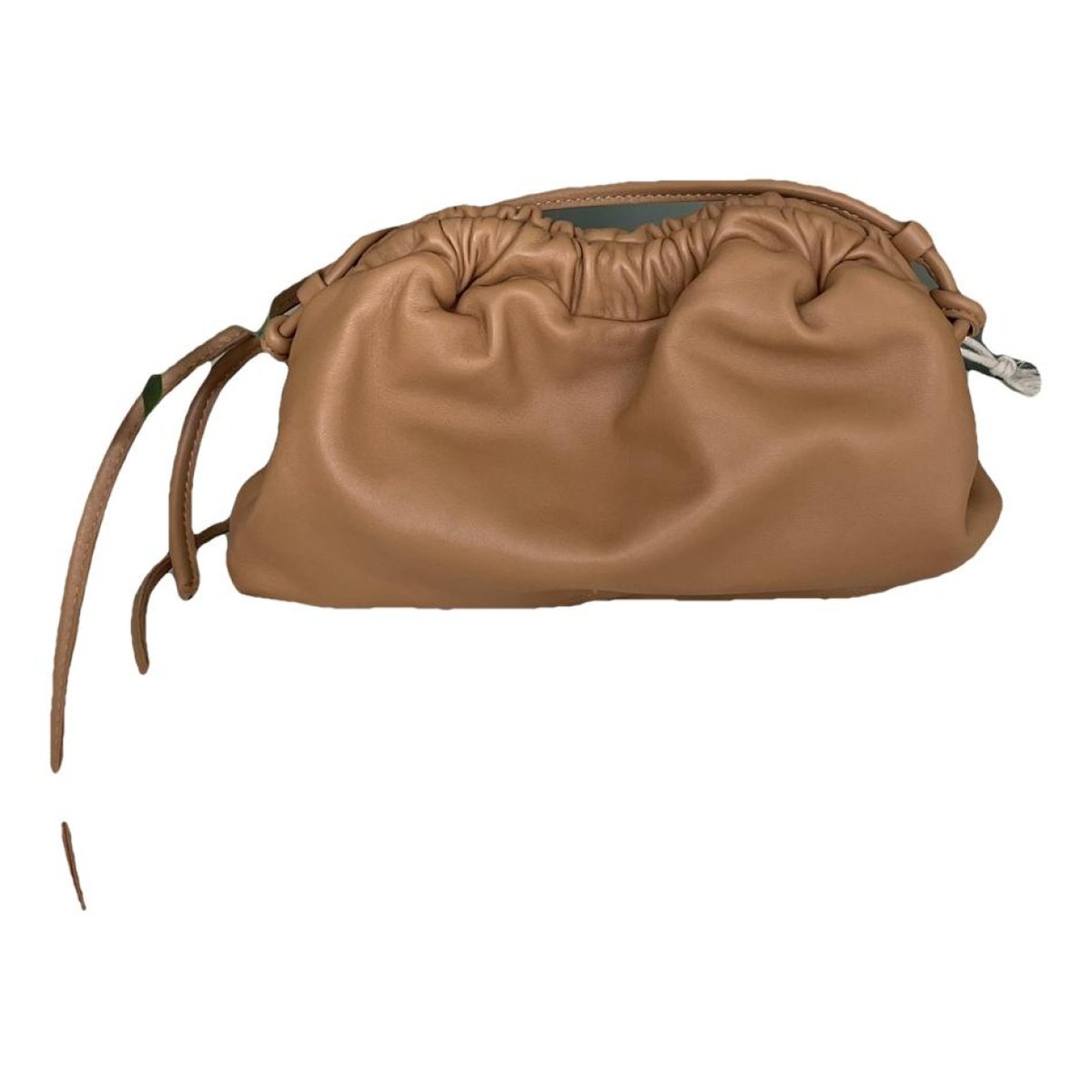Cloud leather clutch bag