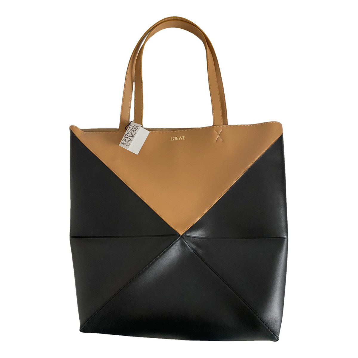 Puzzle Fold leather handbag