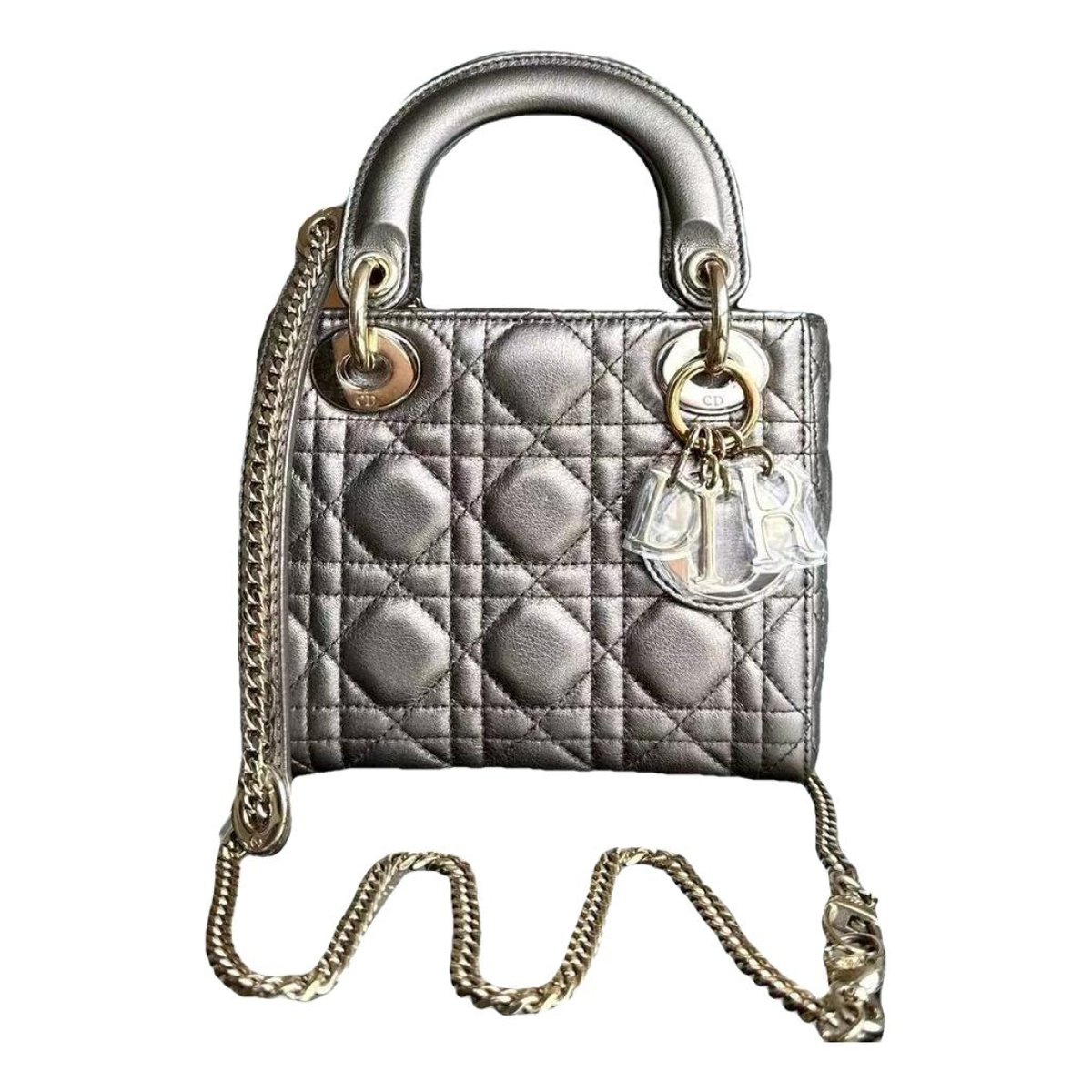 Lady Dior leather handbag