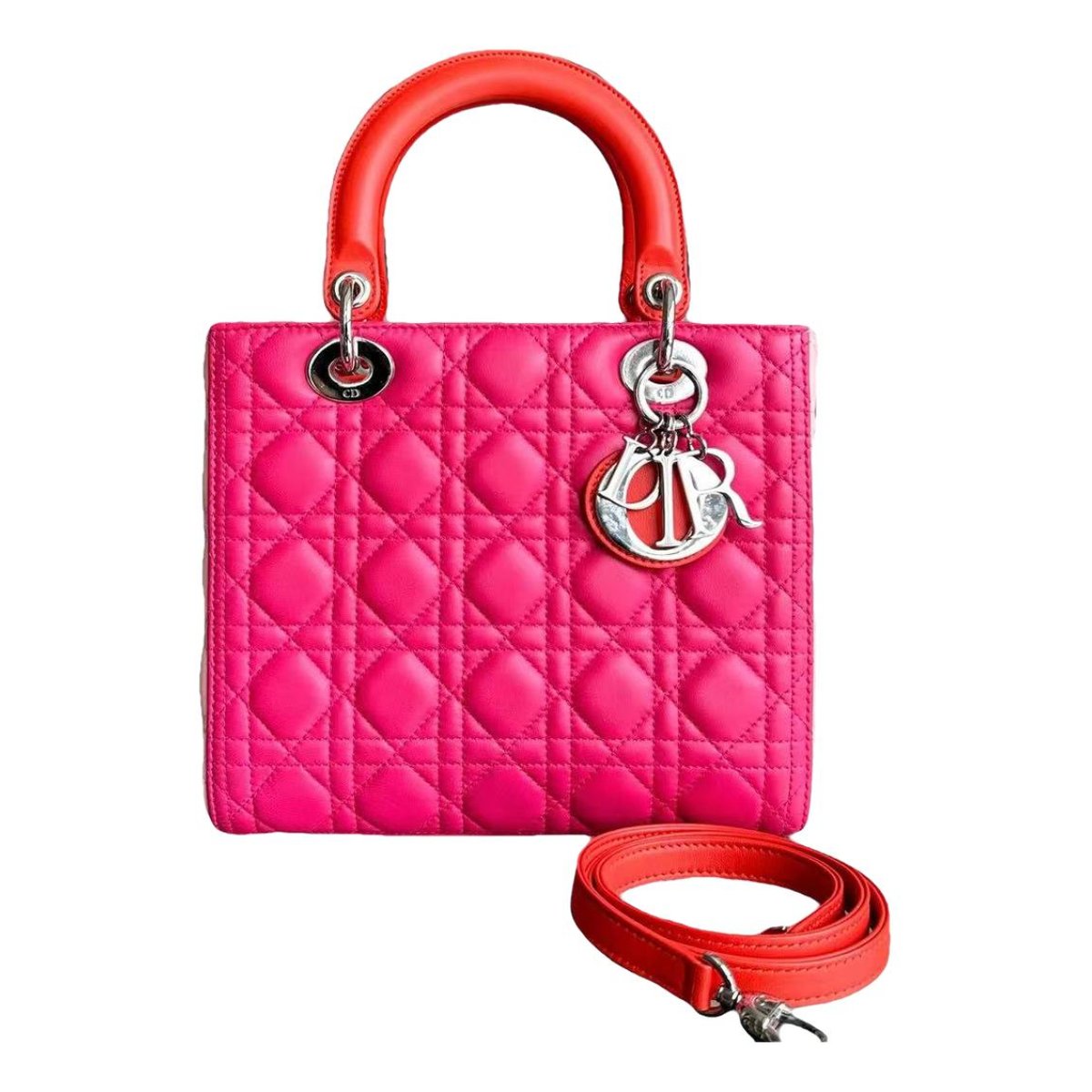 Lady Dior leather handbag