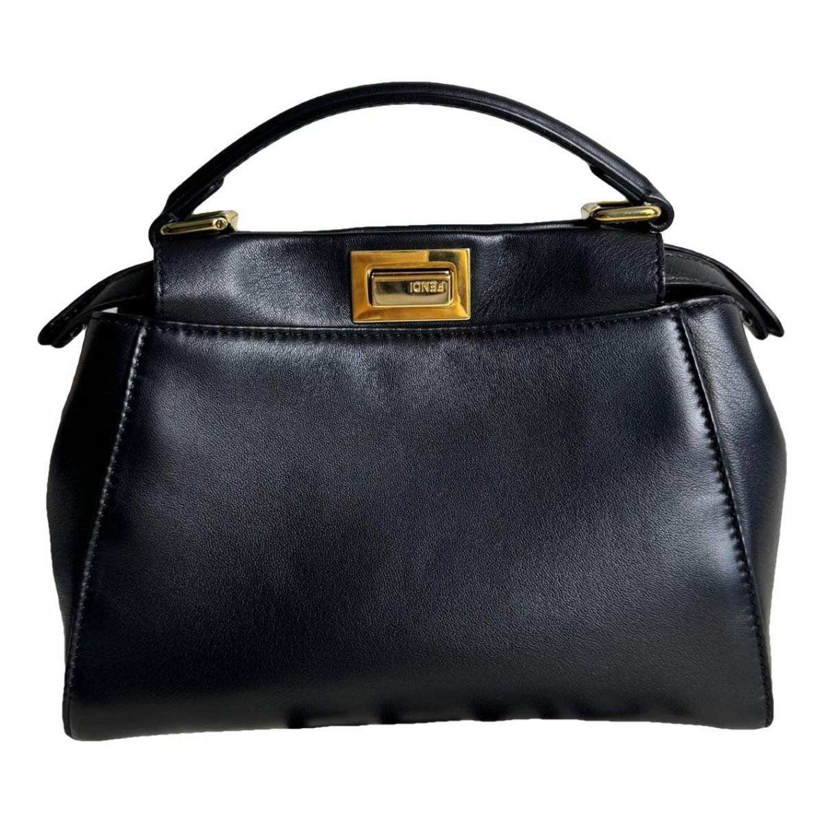 Peekaboo leather handbag