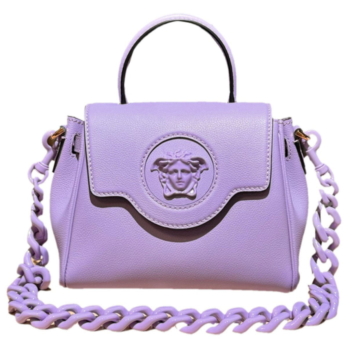 La Medusa leather handbag