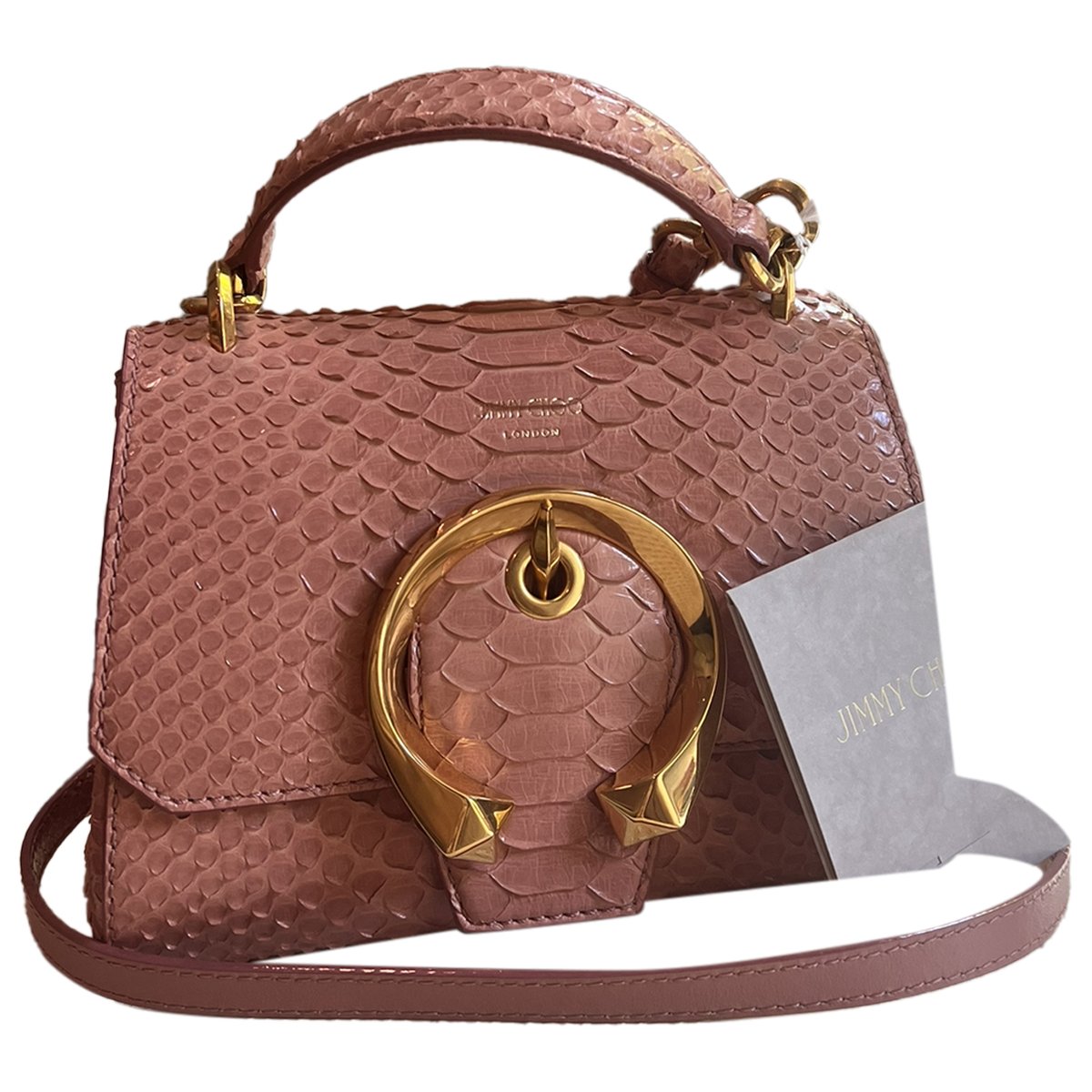 Madeline python handbag