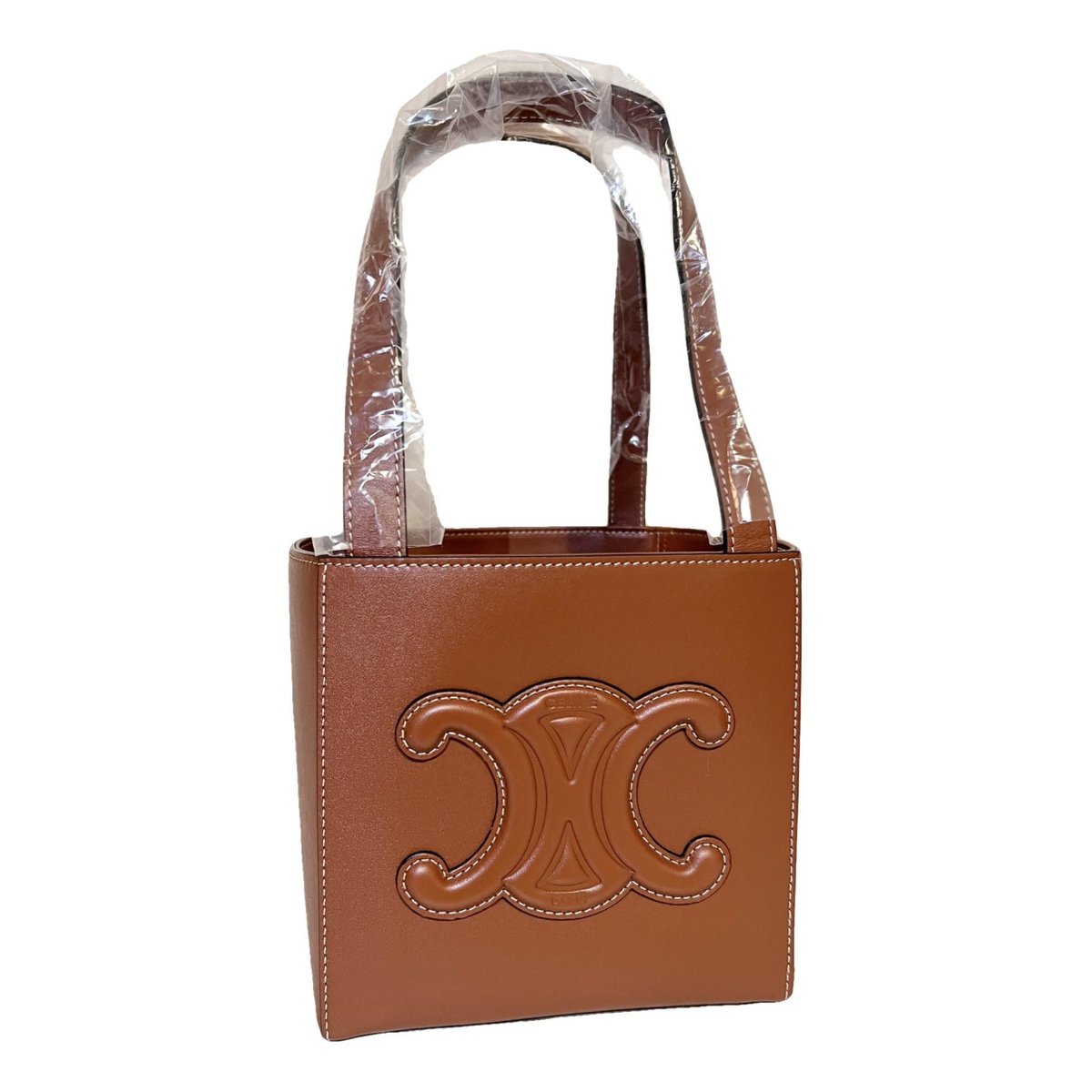 Cabas leather handbag