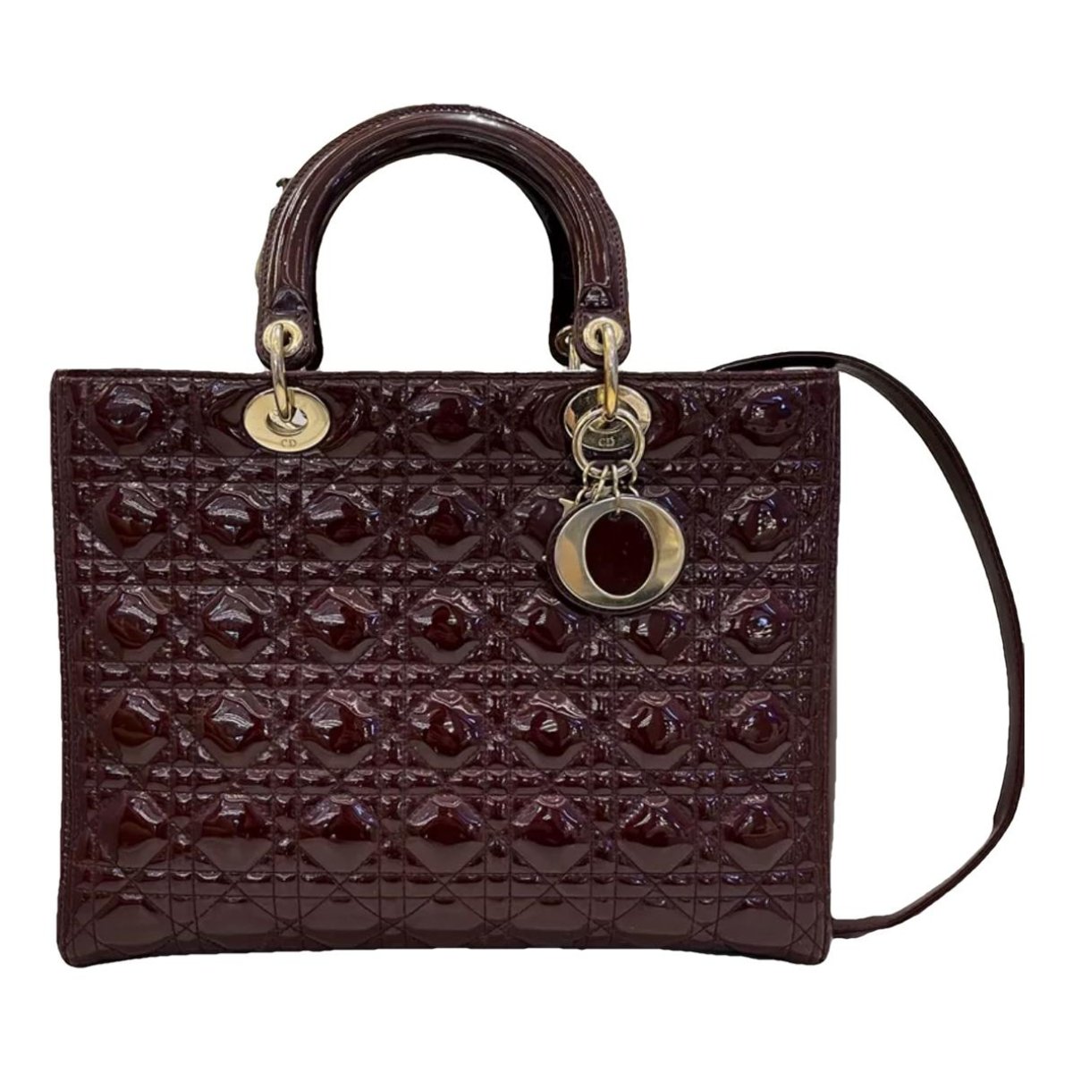 Lady Dior leather handbag