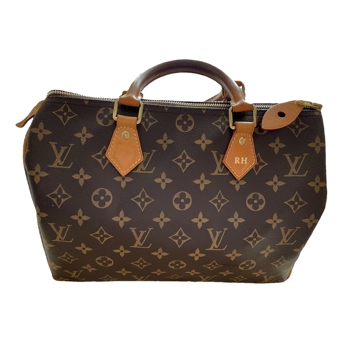 Speedy leather handbag