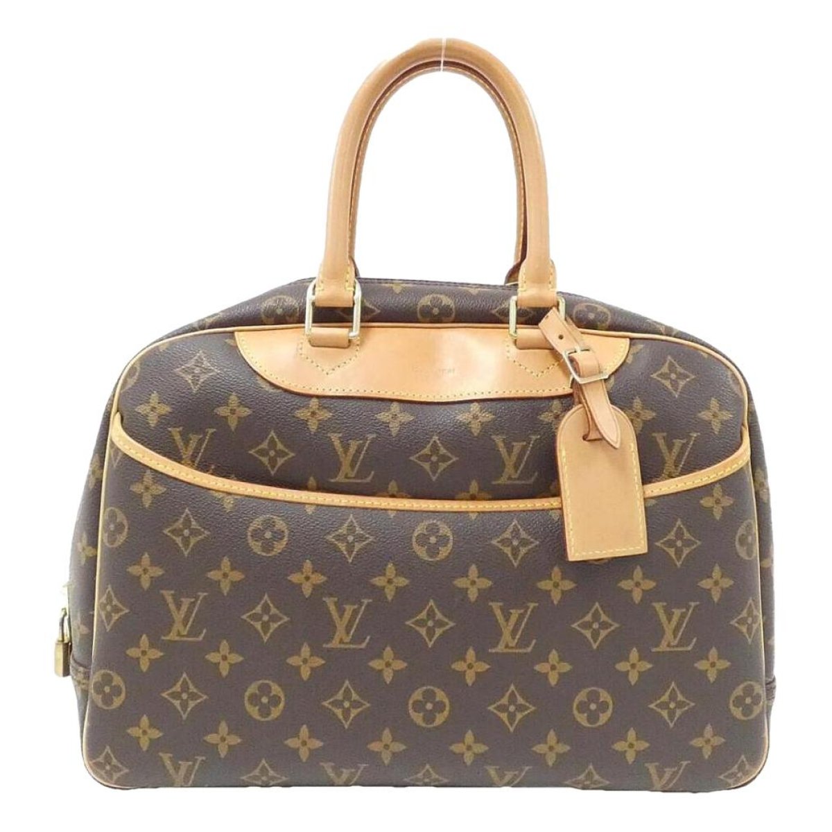 Vanity leather handbag
