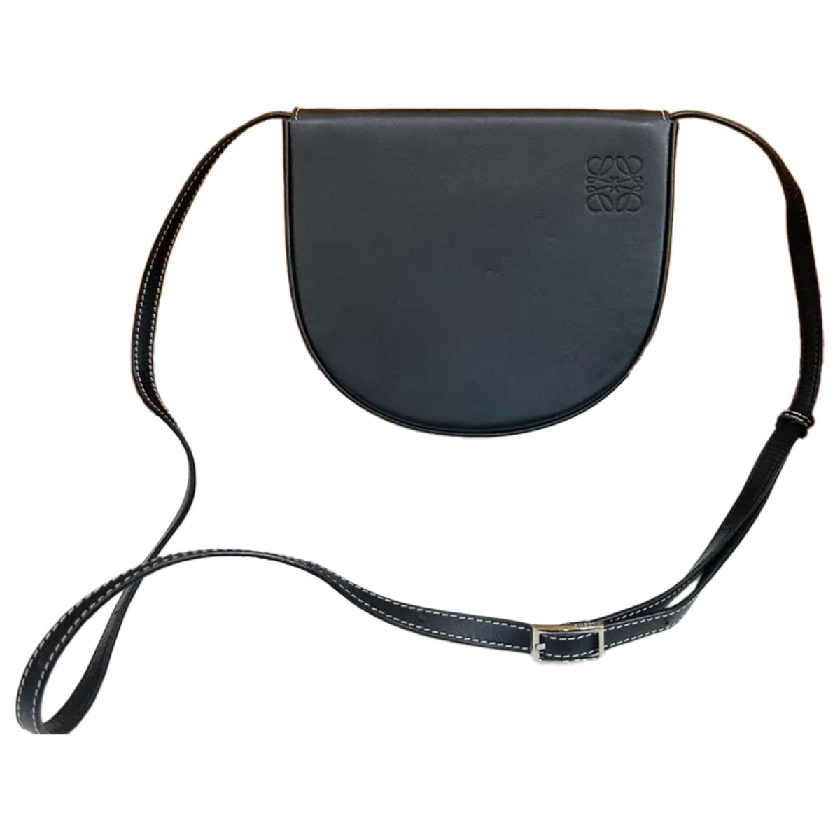 Heel leather crossbody bag