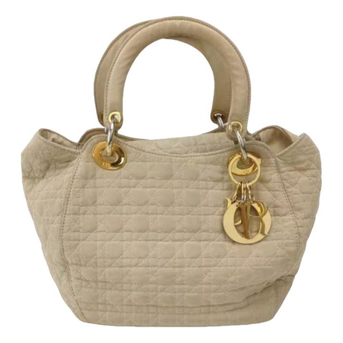 Lady Dior cloth handbag