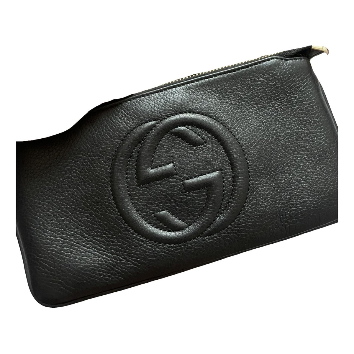 Soho leather clutch bag
