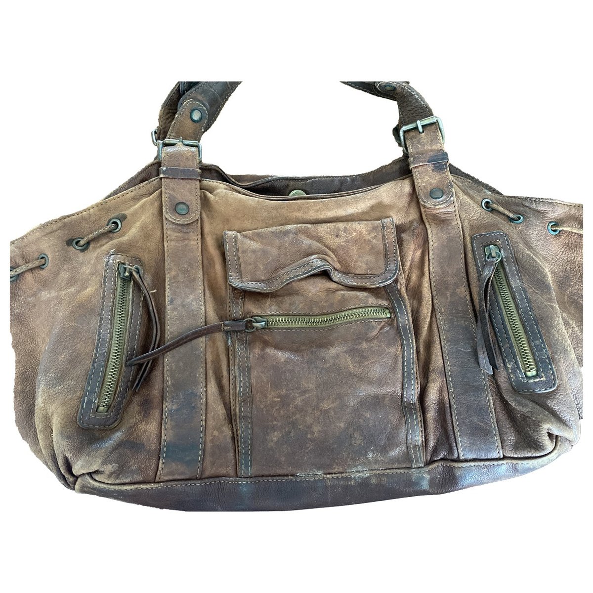 36 H leather handbag